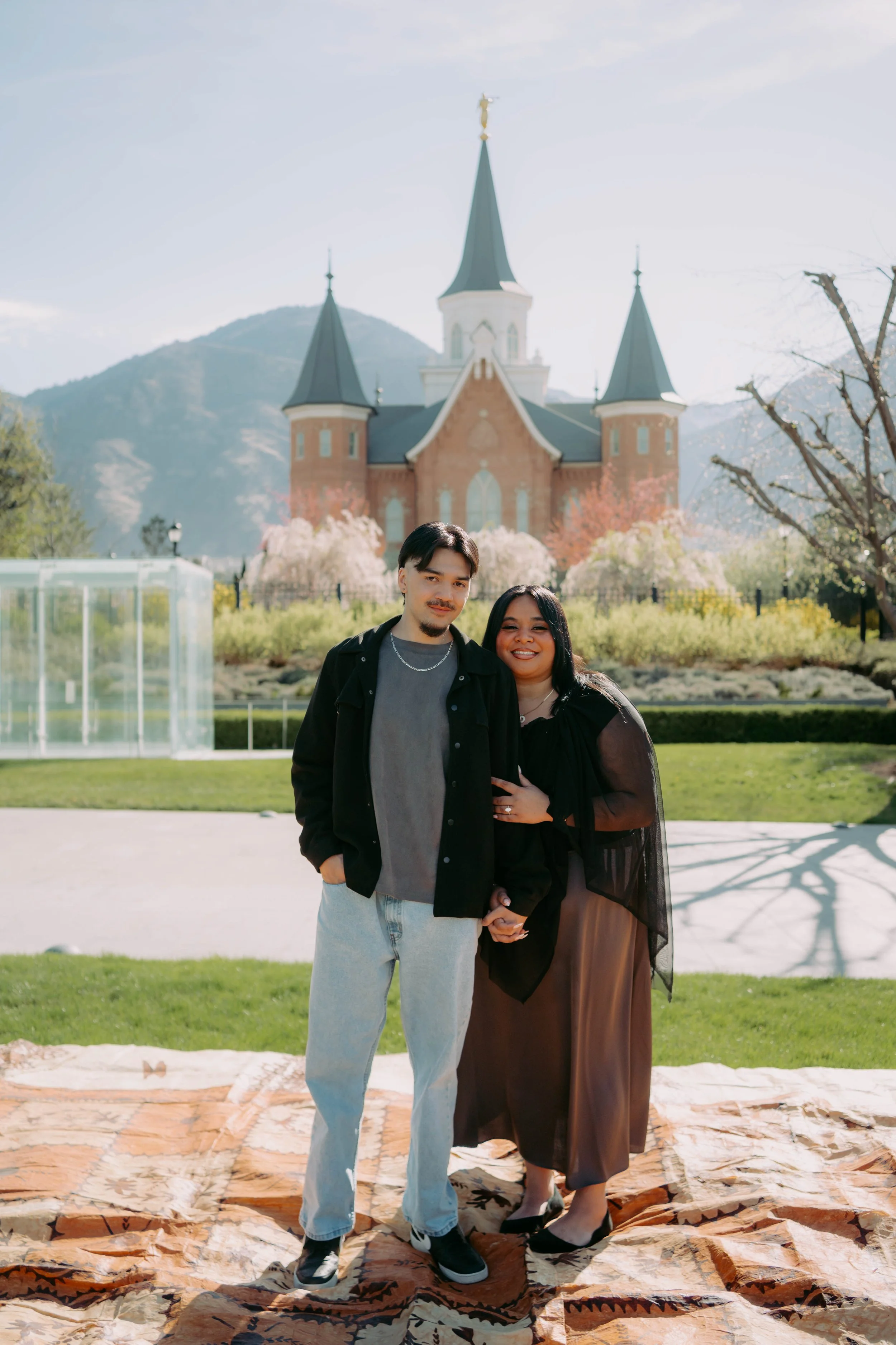 Provo City Center Temple Proposal | Utah Engagement Photos