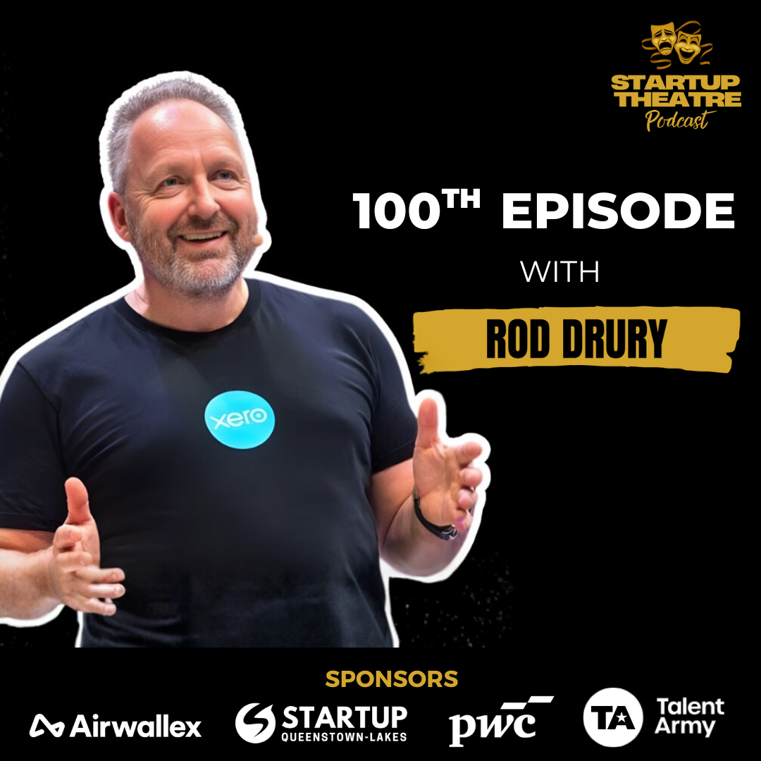 Startup Theatre 100th Podcast Episode: Celebration with Rod Drury (Live)