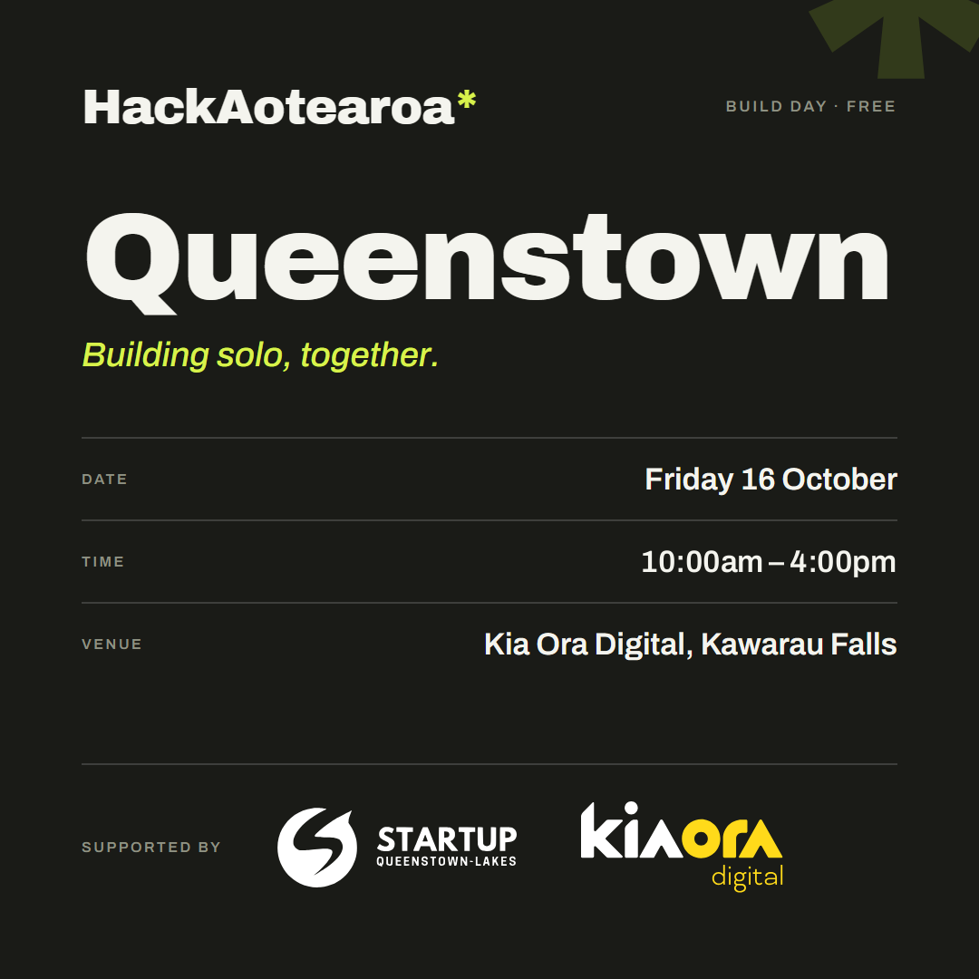 HackAotearoa Queenstown: Co-working for startup builders