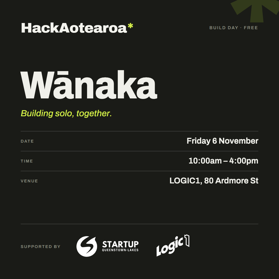 Wānaka HackAotearoa | Free Co-working Day