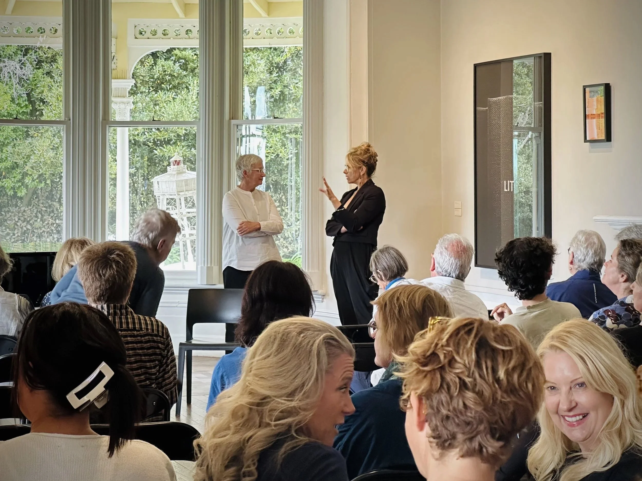 In conversation with curator Christina Barton at The Arts House Trust / Auckland, NZ / March 2026