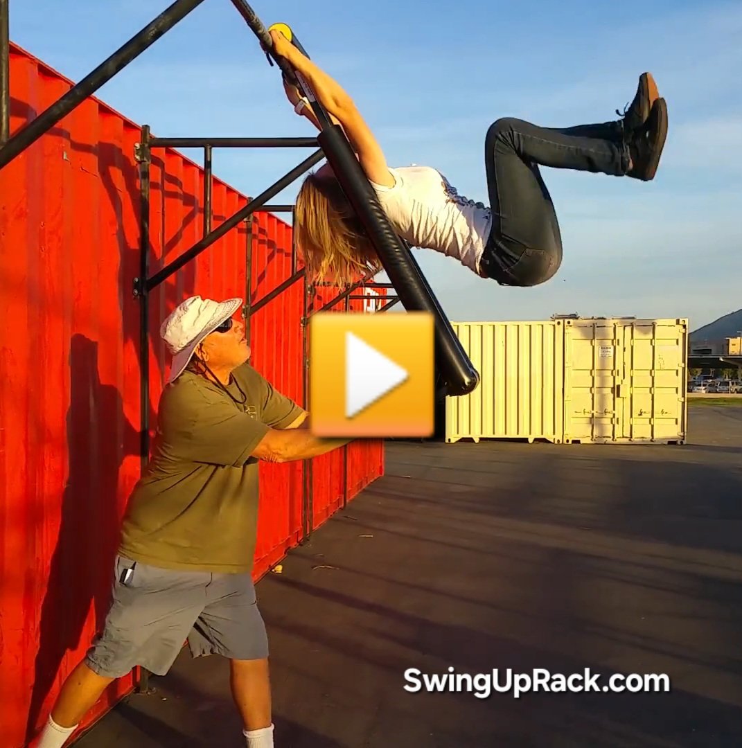 Pole Vault Swing-Up Rack Exercises — SWING-UP RACK