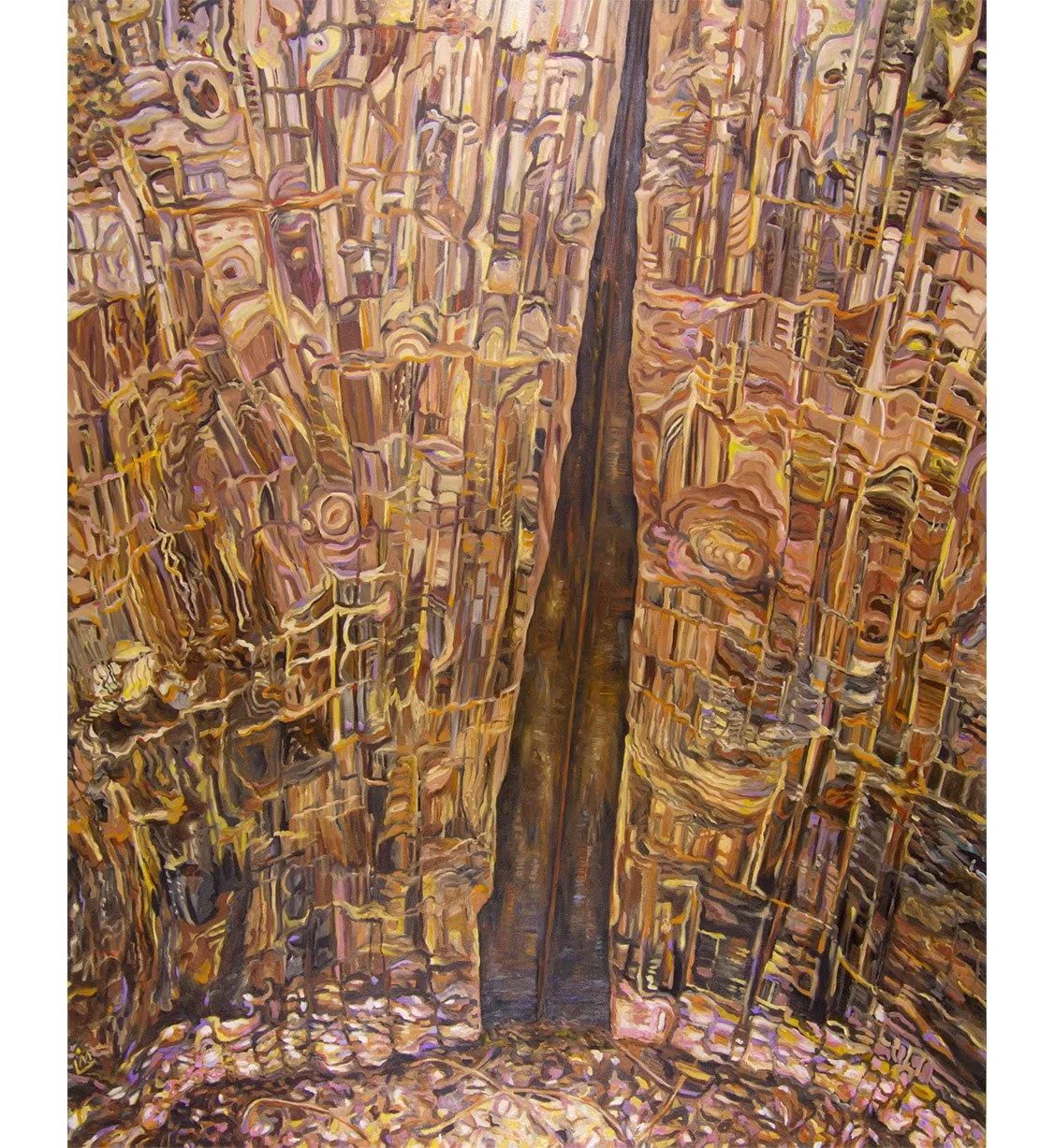 Lexicon Interior - Armstrong Redwoods 60 × 48in, 2019