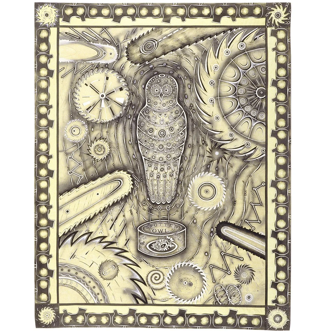 Spotted Owl vs Chain Saw—Wild &amp; Tasty