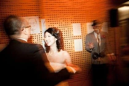 "Hi Frank. We're sooo glad we had you perform at our wedding! Thanks so much!"&nbsp;- Angela &amp; Mike - Wedding Reception at Melbourne Bowling Club, Flagstaff Gardens, Melbourne