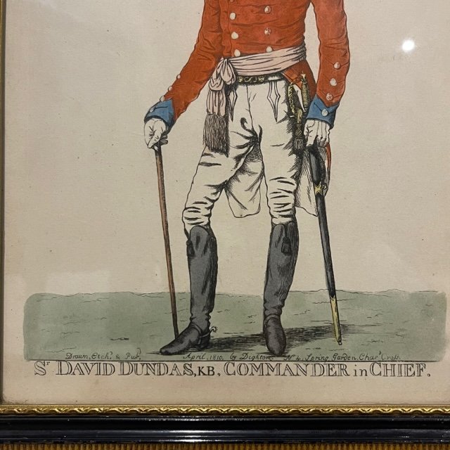 Sir David Dundas Commander in Chief Framed Wall Print