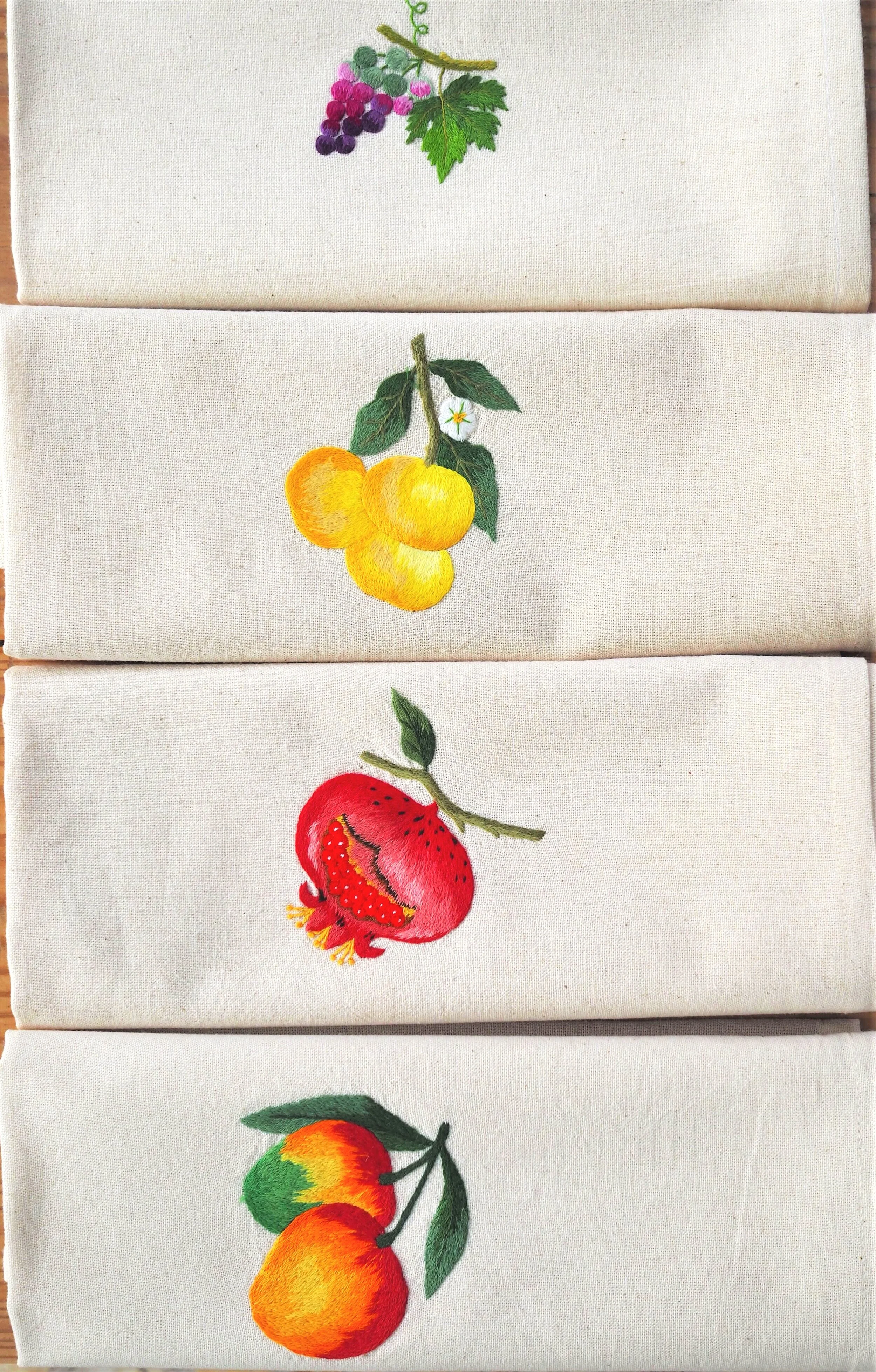 TORCHONS SOGA "Collection Fruits"