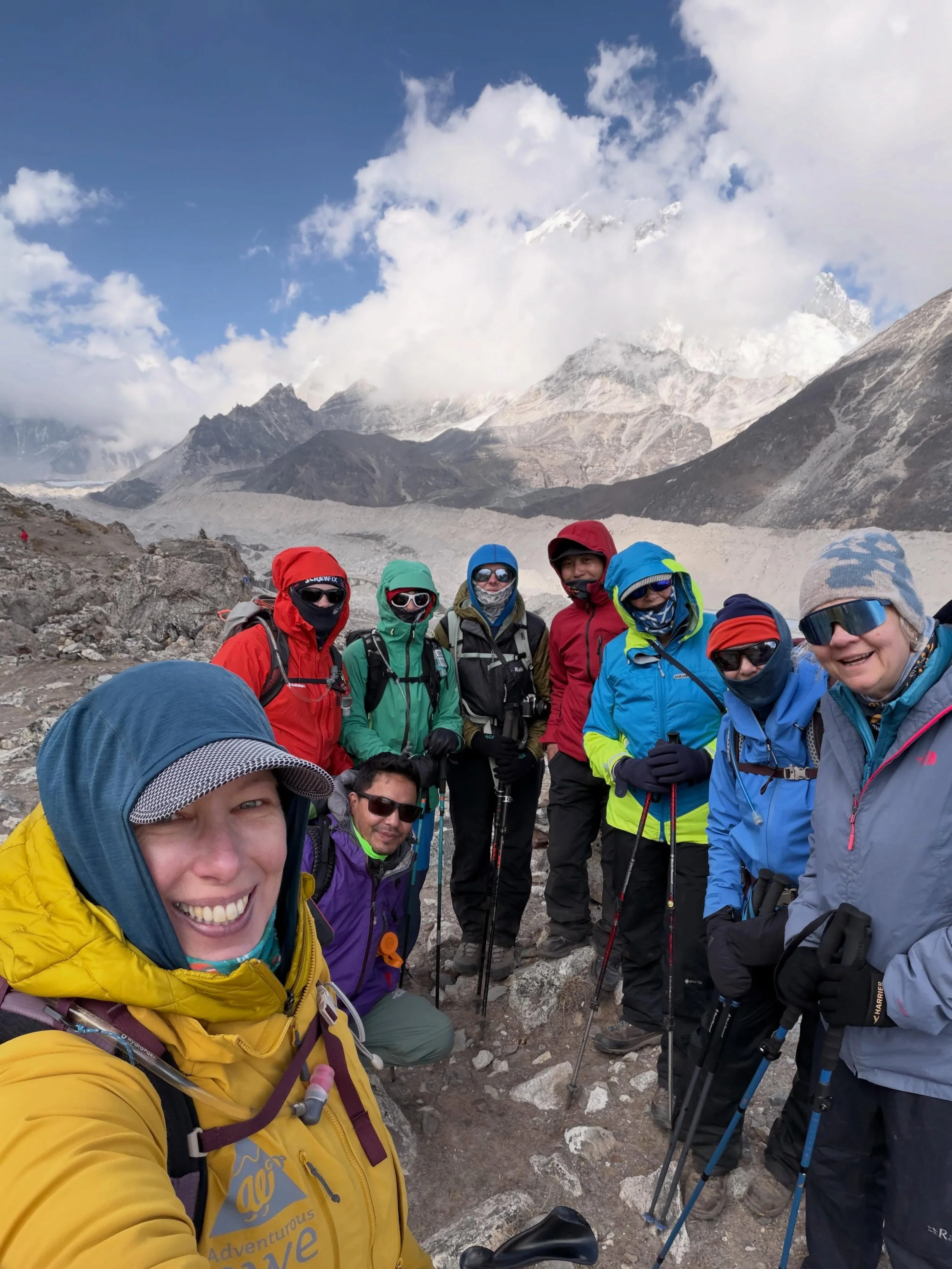 Tales from the Everest Base Camp and marathon trail: D6/7- 24+25/5

A shorter post today, detailing 2 days in one.

As we head higher, WiFi is weak and signal is non existent our minds are focussed on both reaching base camp as a team and a spot of m