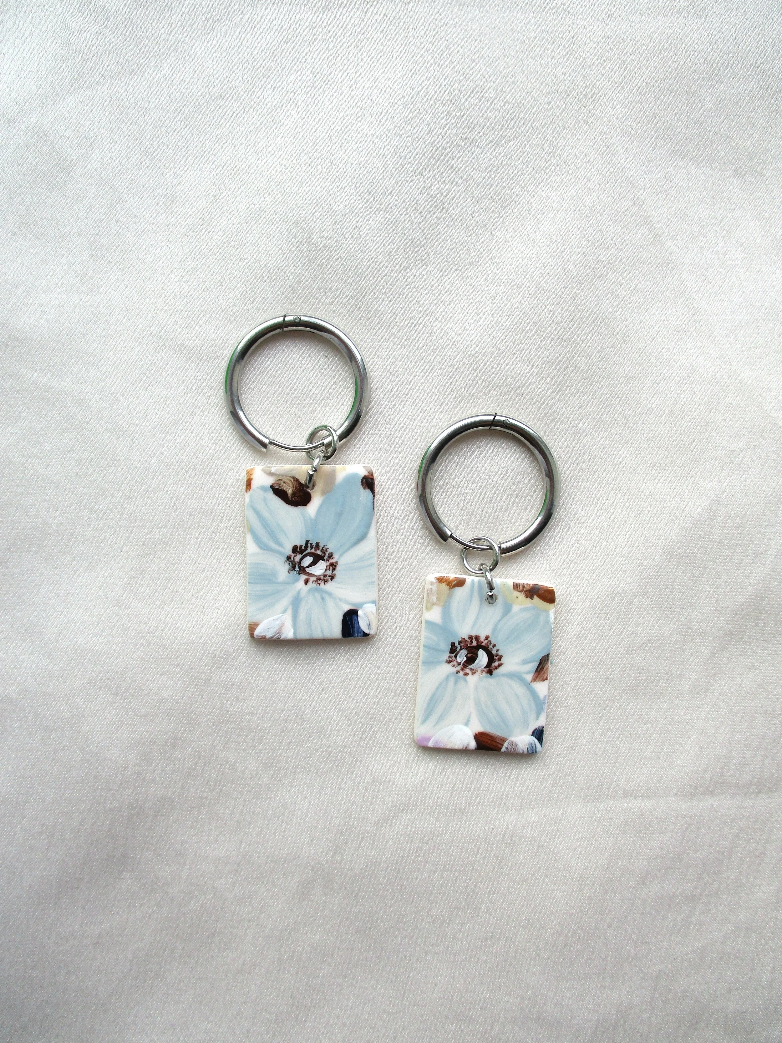 Denim Florals - Canvas Huggies