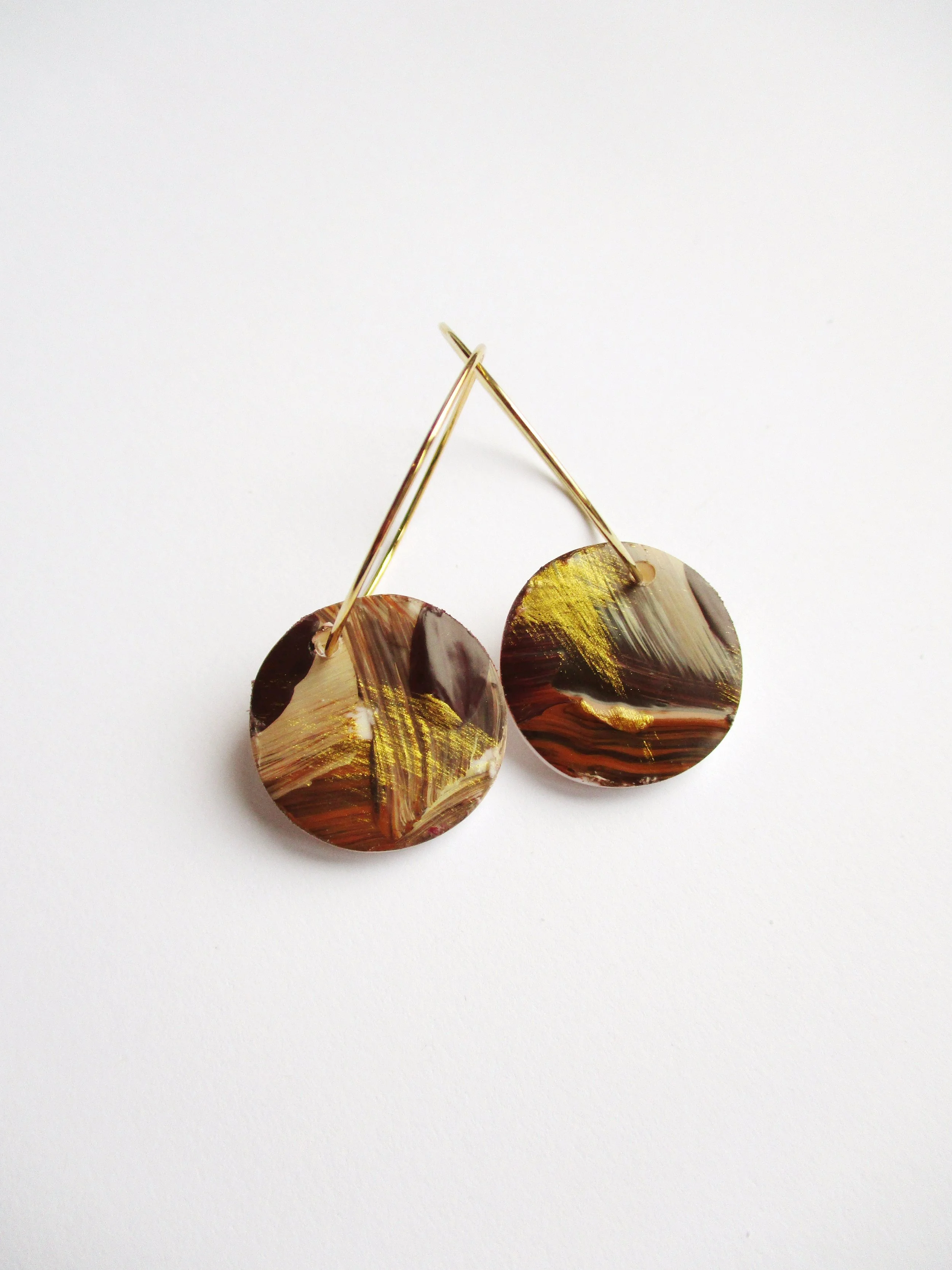 Cherry Chocolate - Circle Hoops