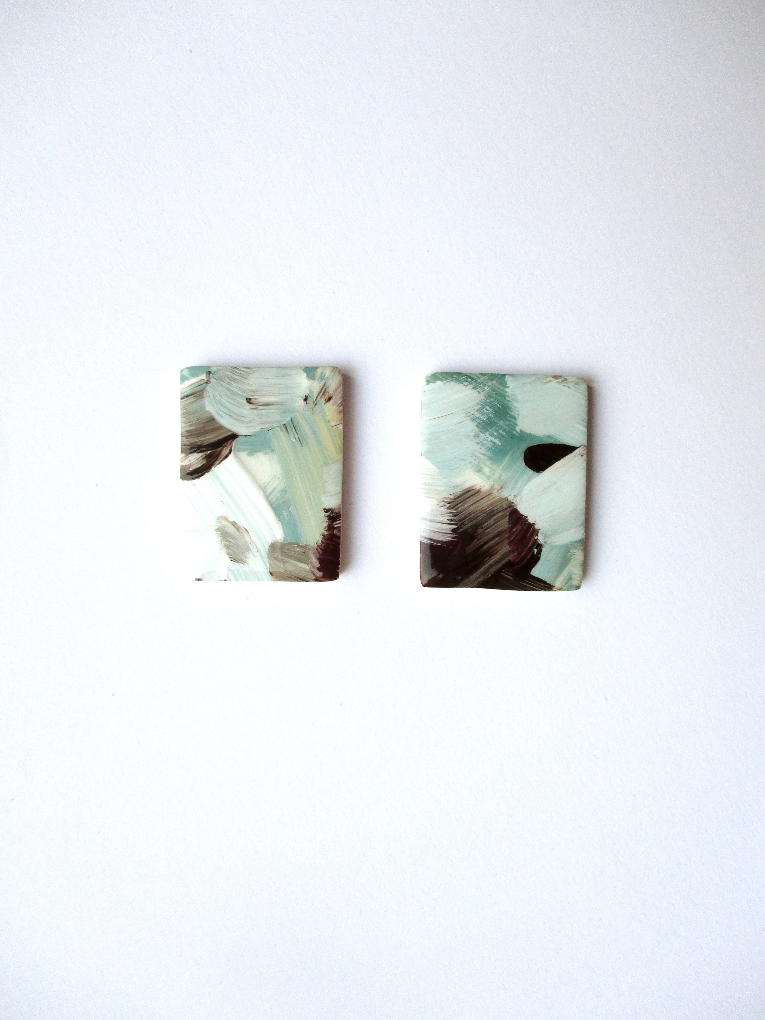 Snow Flurry - Canvas Studs