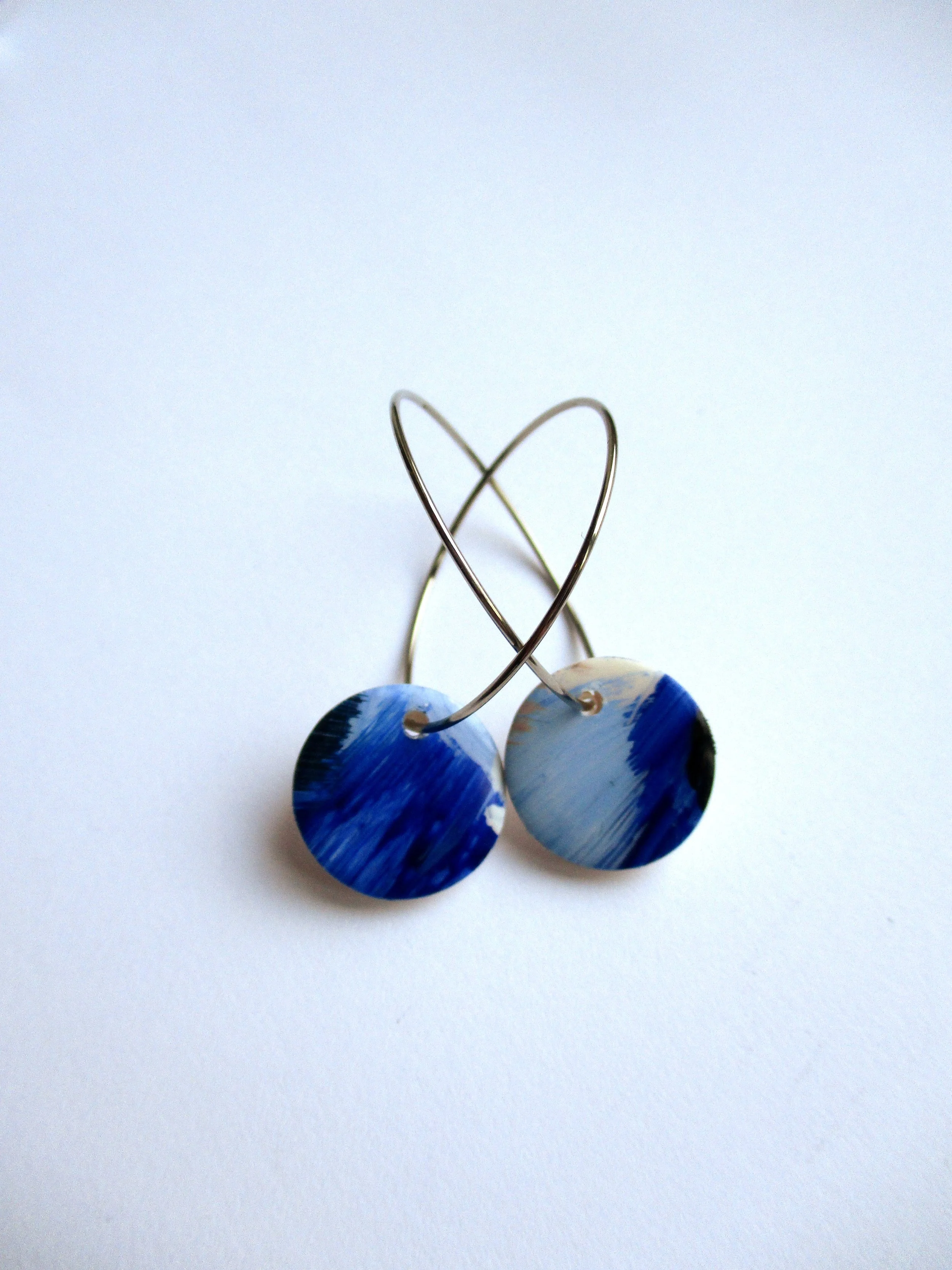 Starry Night - Mini Hoops
