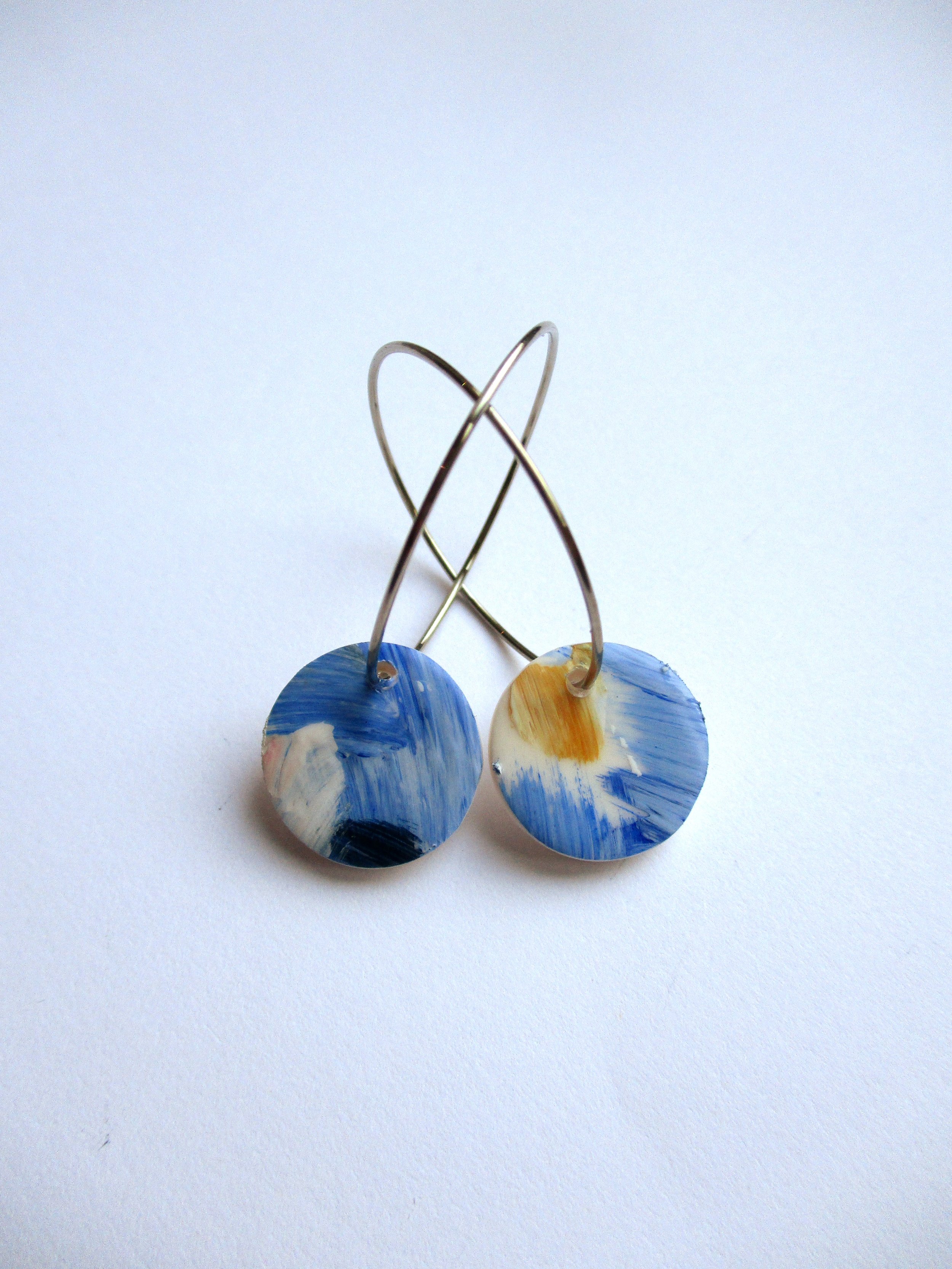 Starry Night - Mini Hoops