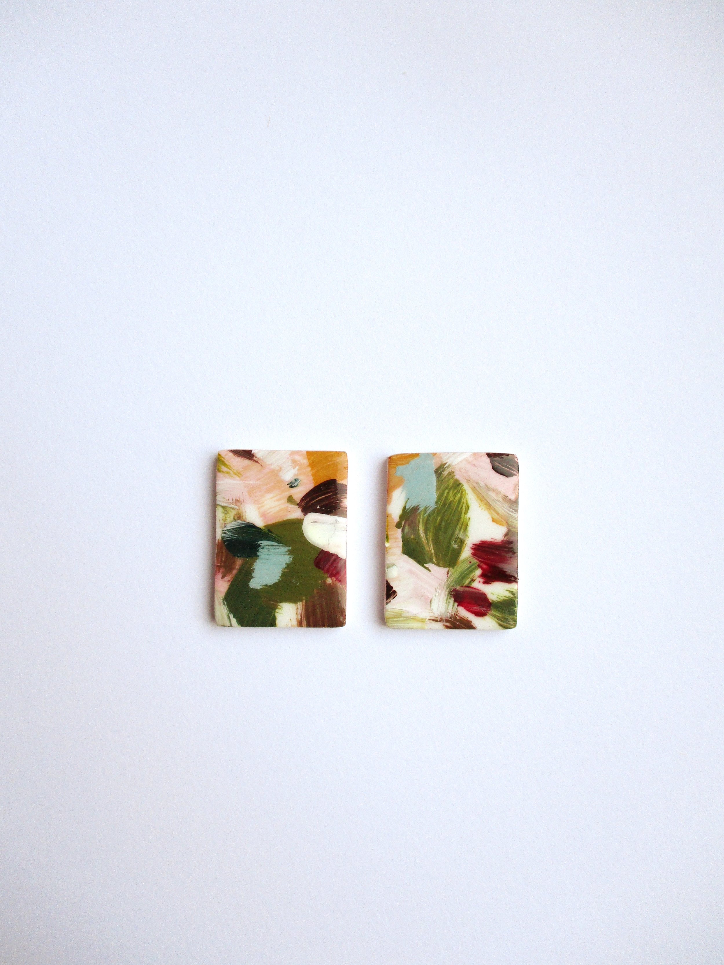 Winter Blossom - Canvas Studs