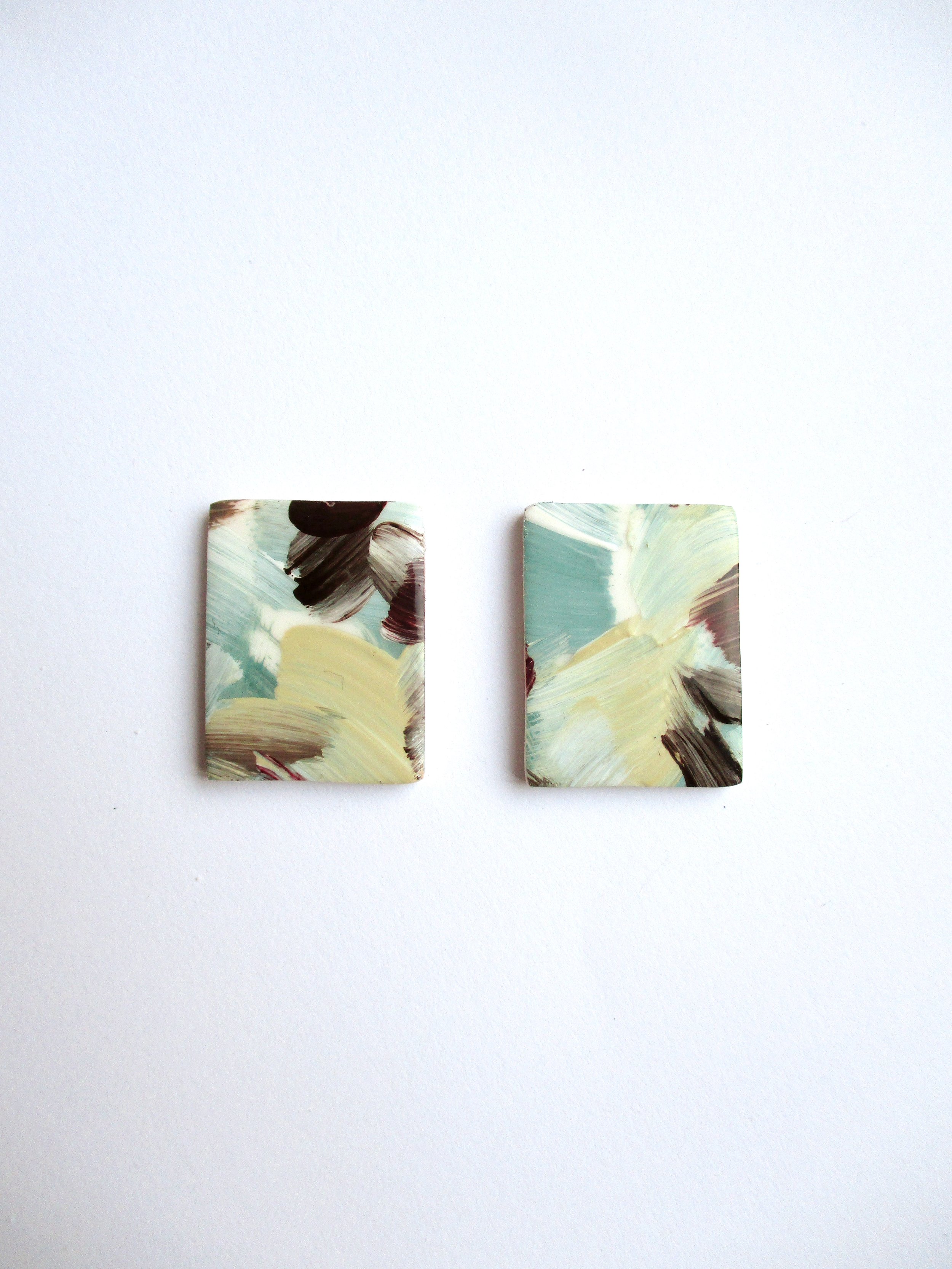 Snow Flurry - Canvas Studs