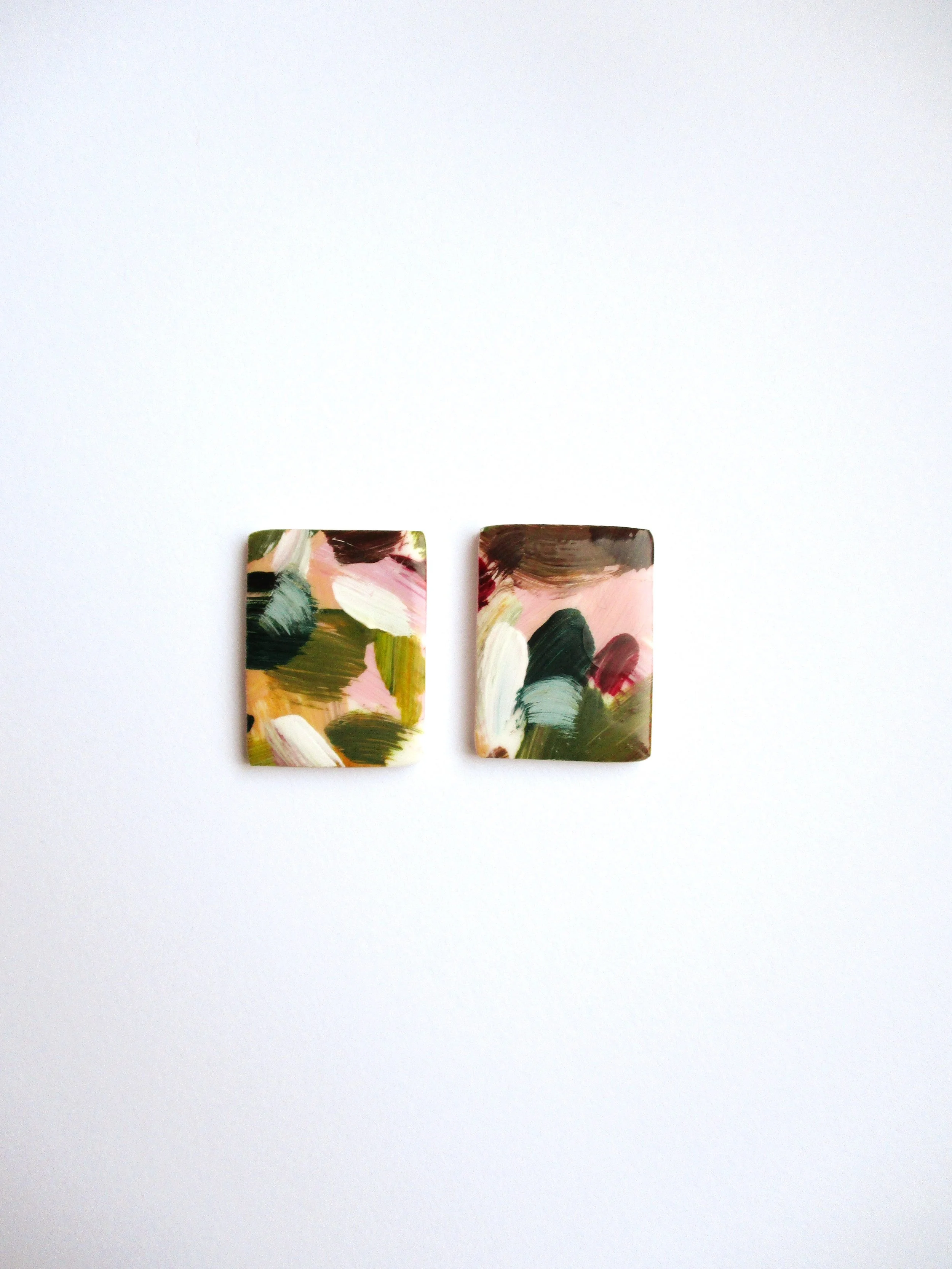 Winter Blossom - Canvas Studs