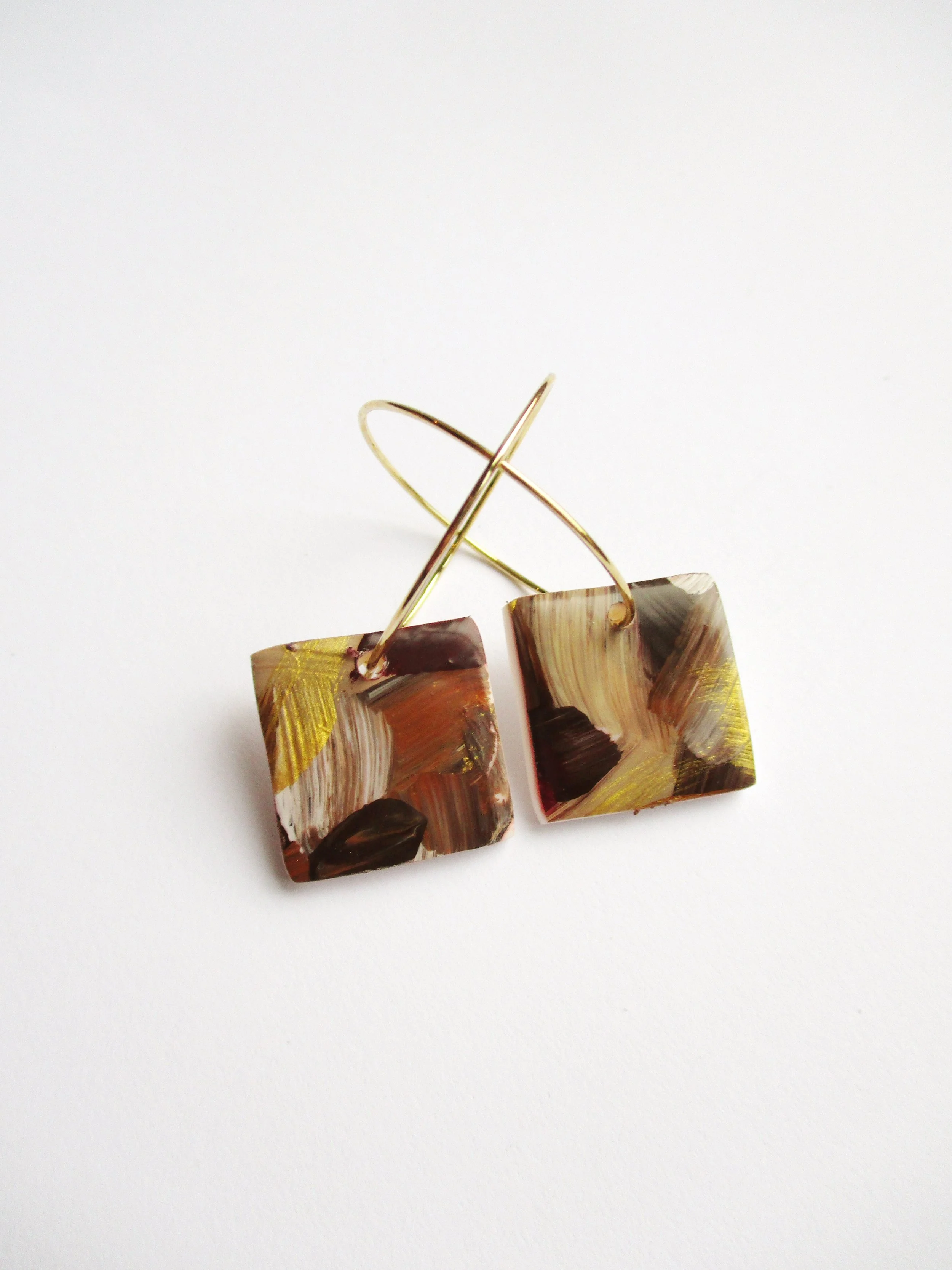 Cherry Chocolate - Tile Hoops