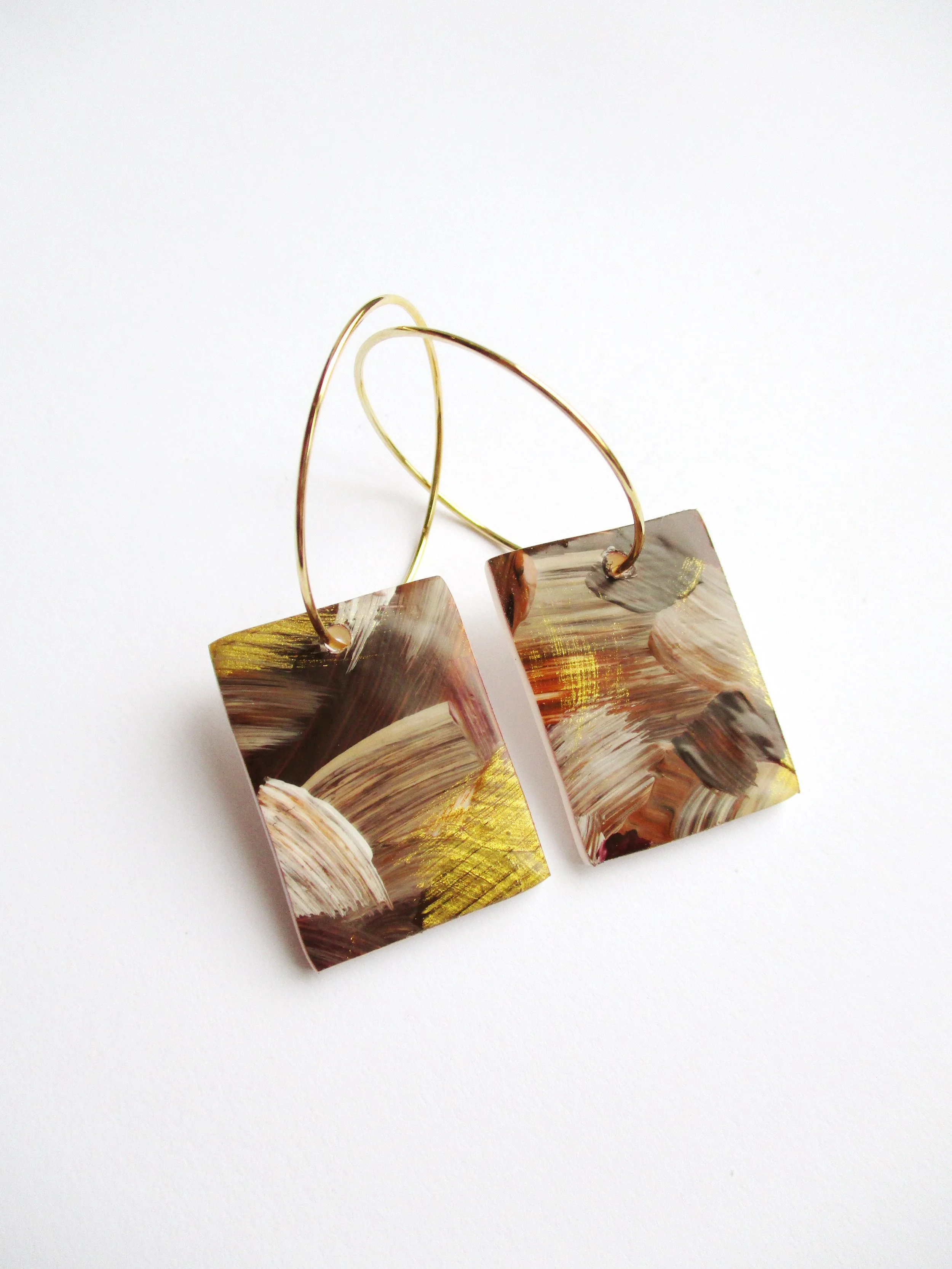 Cherry Chocolate - Canvas Hoops