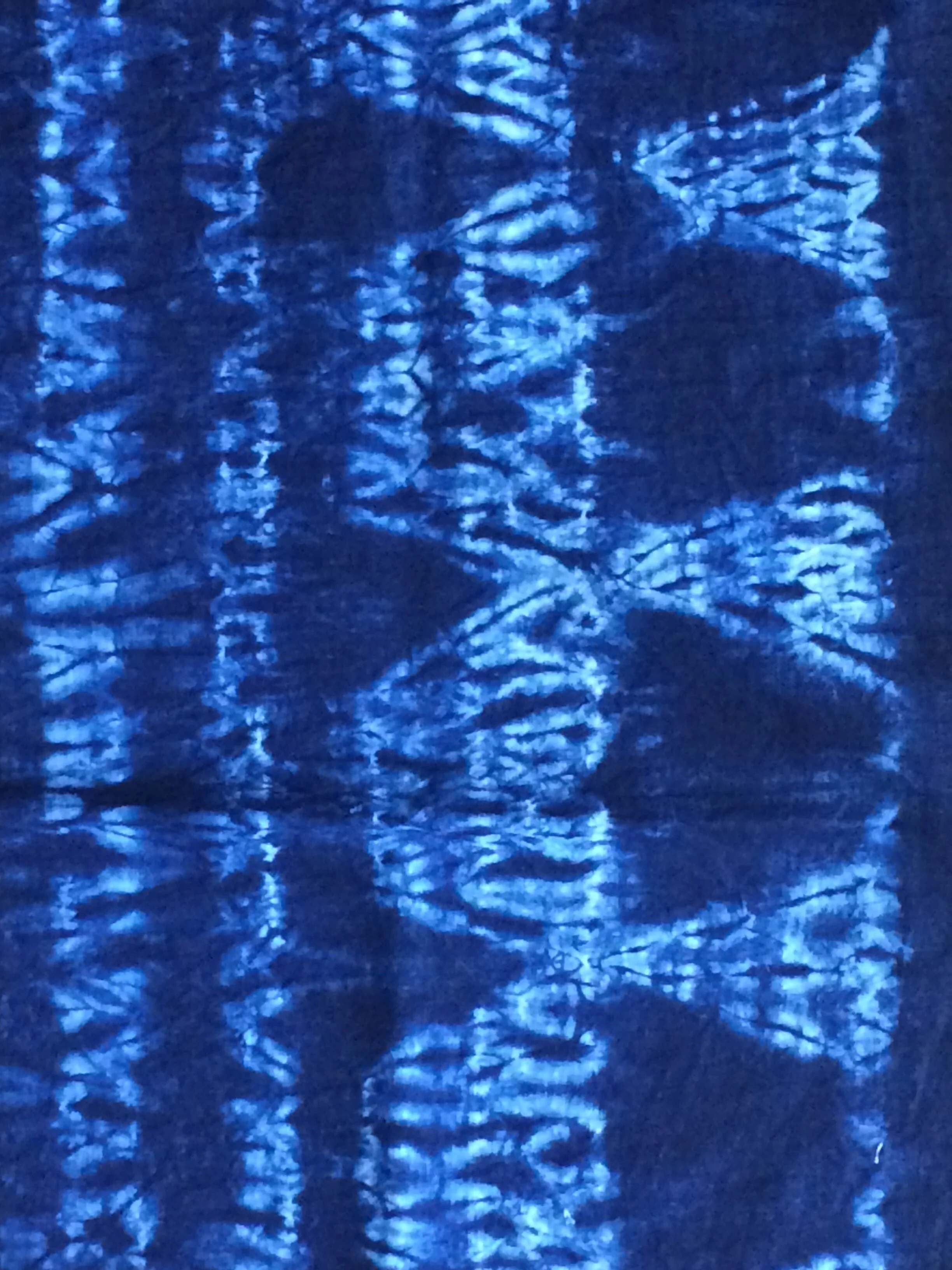 Shibori fold and stitch