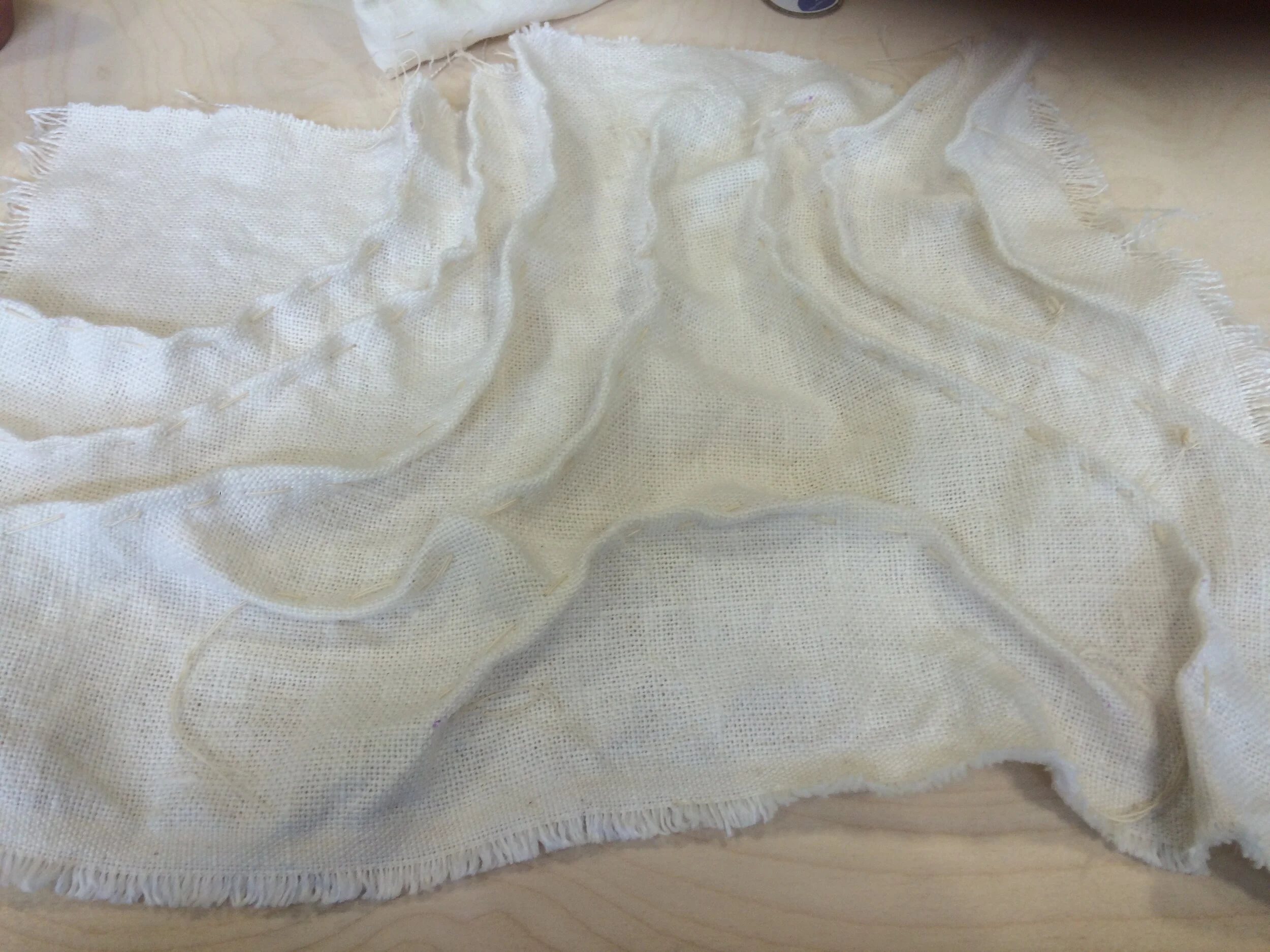 Process of the Oru Nui Shibori