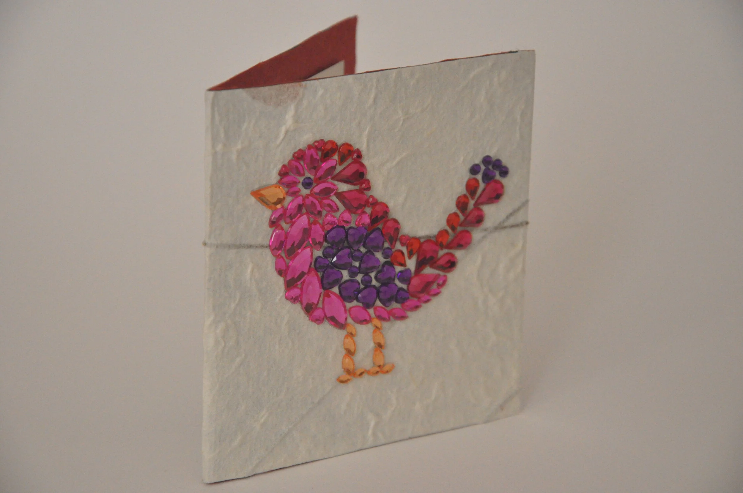 Gem Bird on Natural paper