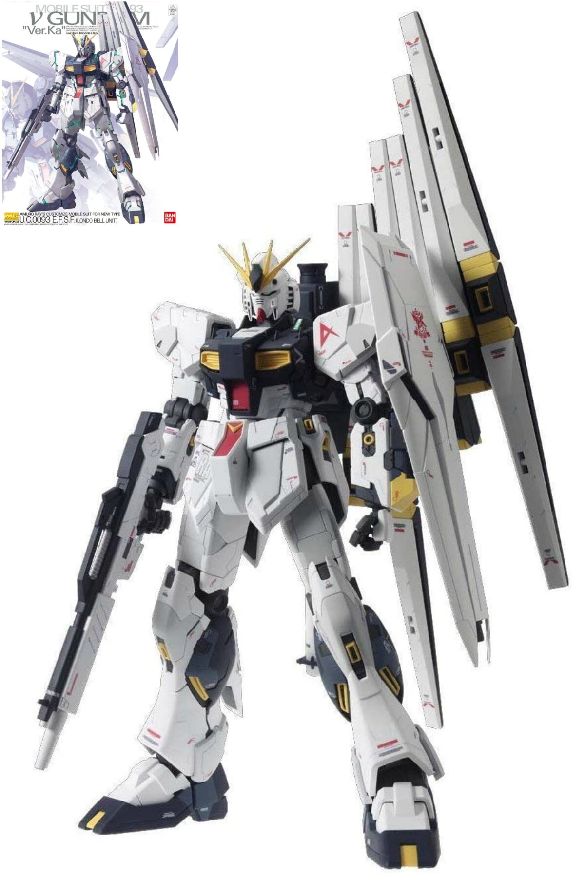 Nu Gundam (Ver. Ka) "Char's Counterattack", Bandai MG 1/100