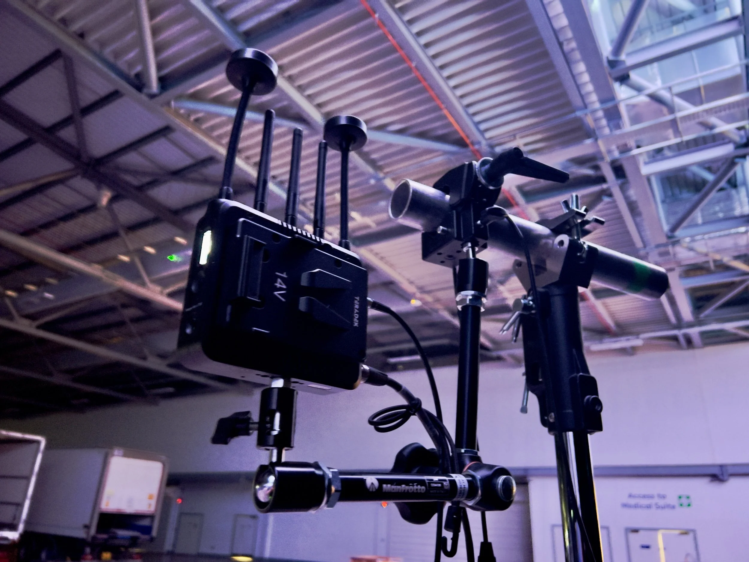 Teradek Ranger Receiver backstage