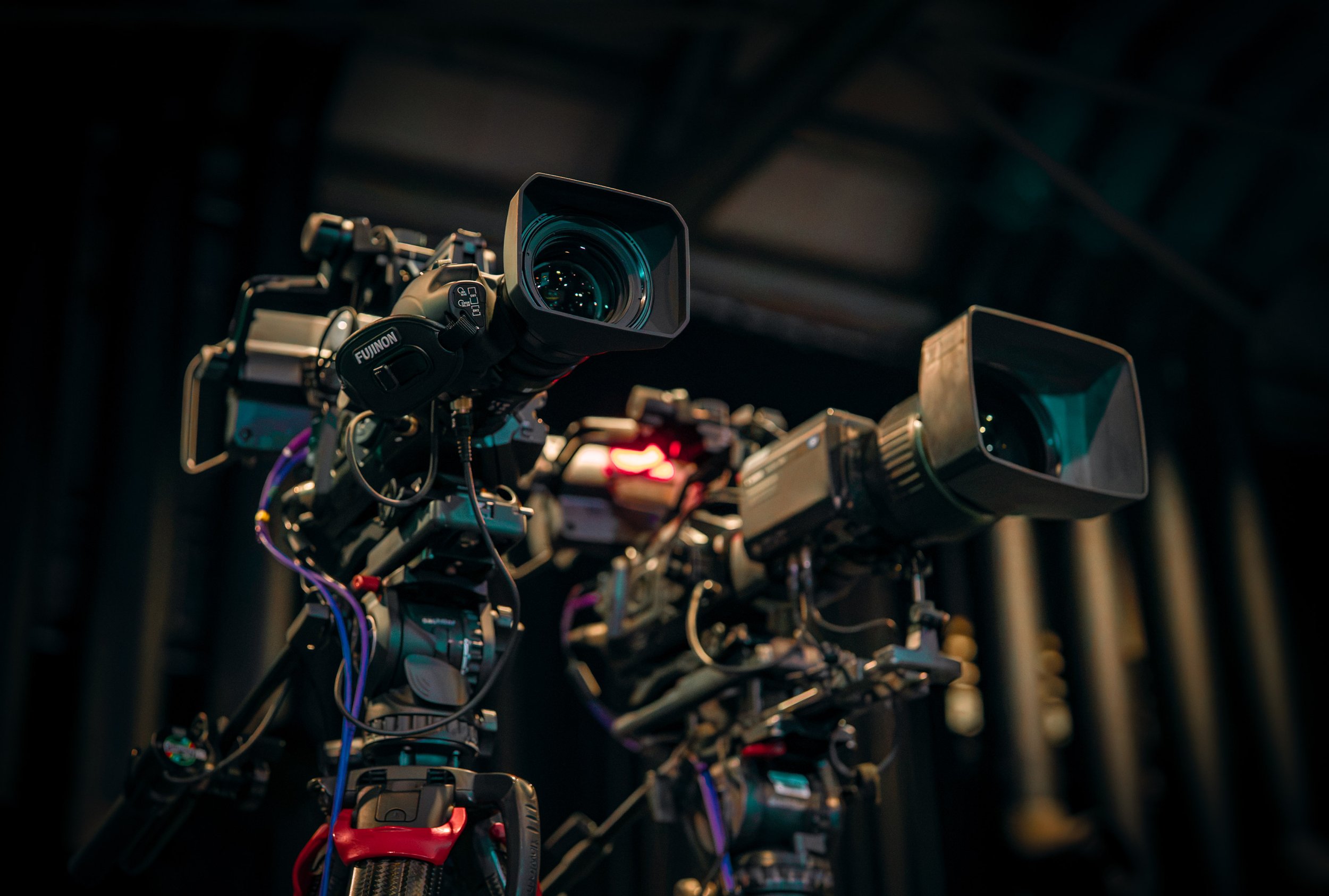 Two cameras from the front