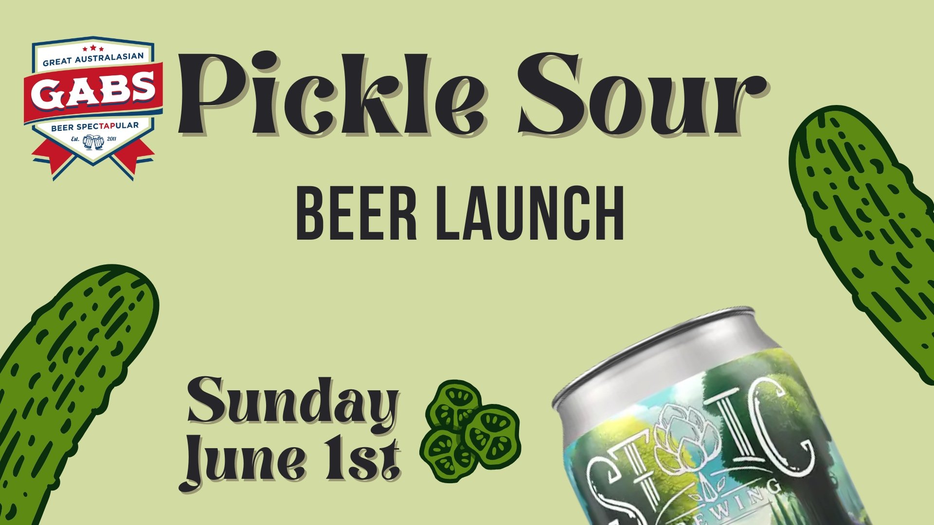 Pickle Sour Beer Launch!