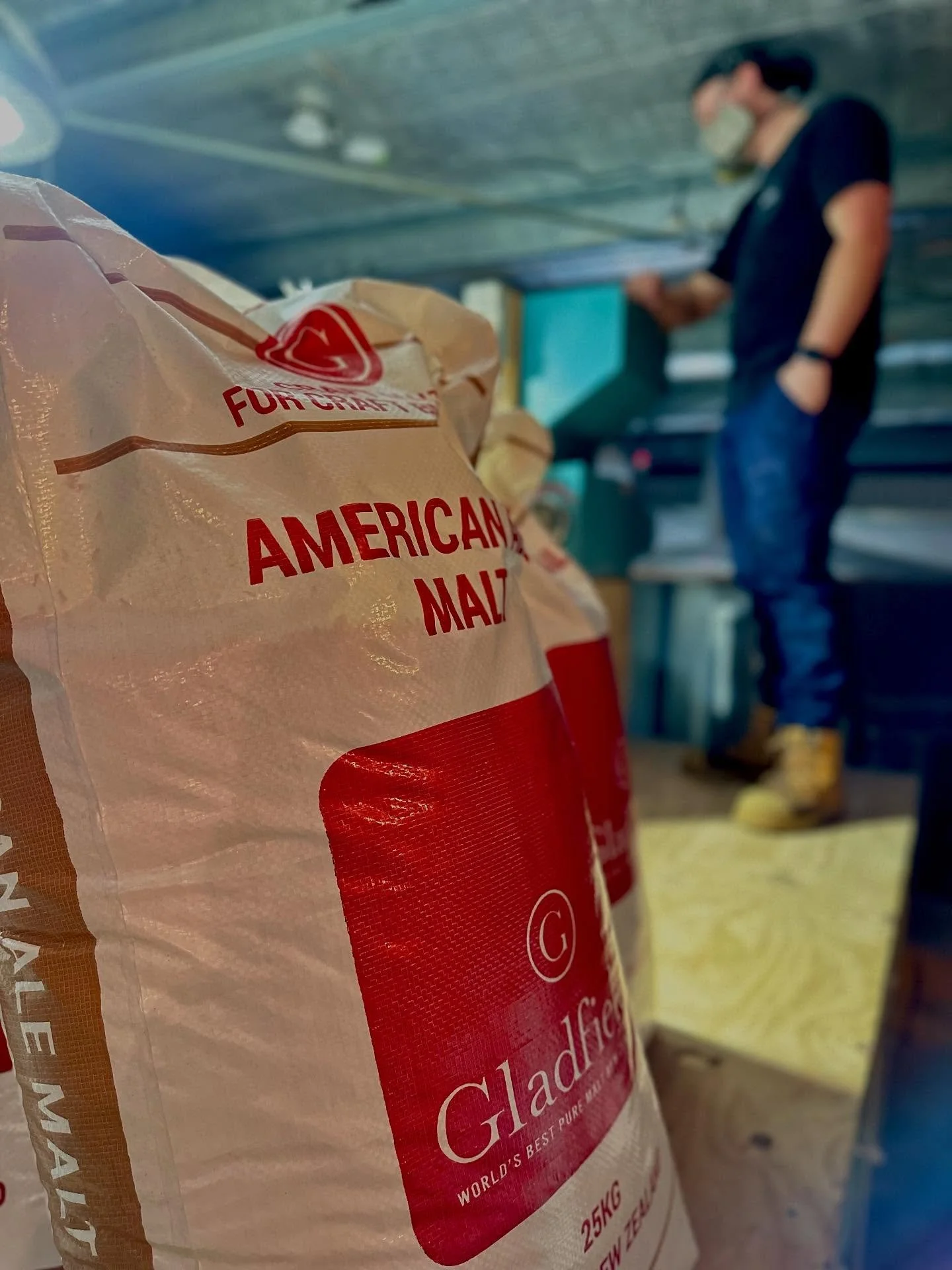 Another day, another brew! Did you know we use New Zealand malt from @gladfieldmalt in all our beers? We’re so proud to be using a premium ingredient from such a beautiful place.