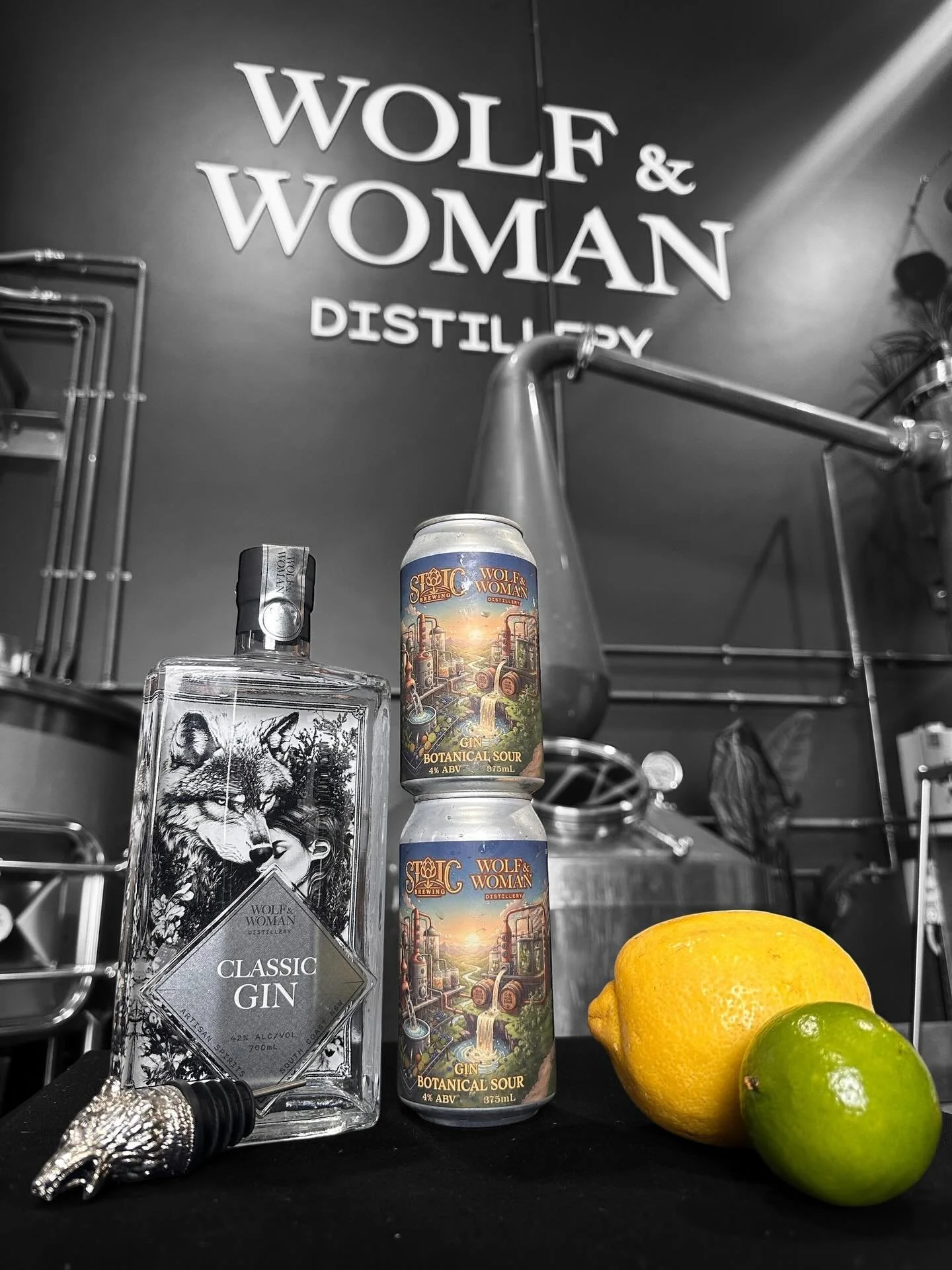 🚨 NEW COLLAB ALERT! 🚨
We teamed up with our incredible friends and local legends, Wolf and Woman Distillery, to create something truly unique and delicious: a Gin Botanical Sour! 
This brew is a masterful blend of craft beer sourness and the delica