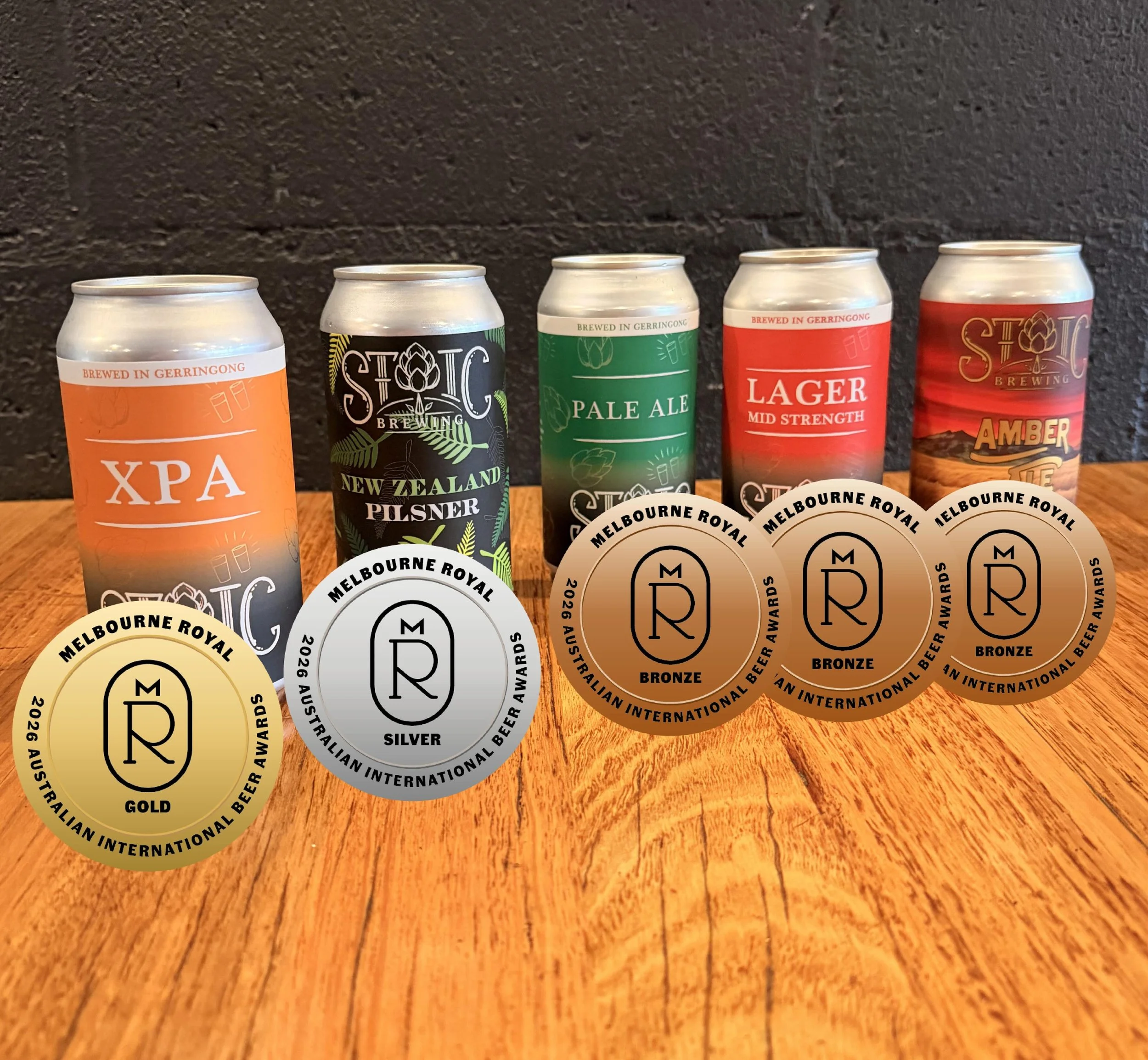 We are absolutely stoked to share some massive news! 🍻🏆
We have officially returned with a serious collection of awards from the 2026 Melbourne Royal Australian International Beer Awards. We are beyond proud to have snagged 1 Gold, 1 Silver, and 3 