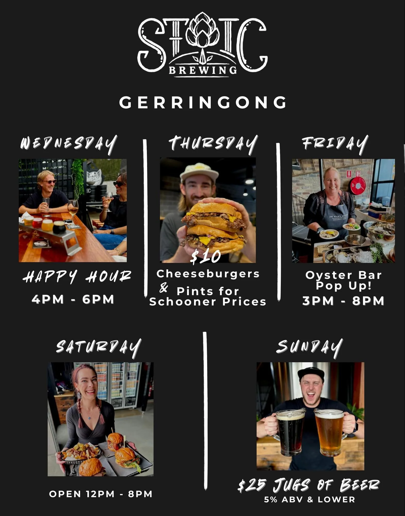On this week. We are opening Thursday at Shellharbour Taproom, come say hi 👋