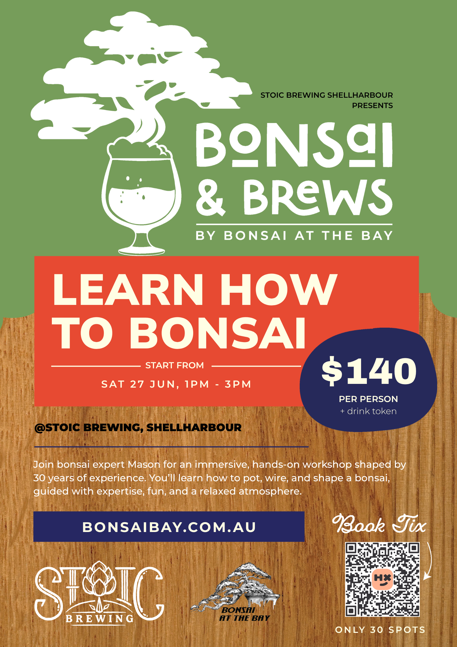 Bonsai &amp; Brews Shellharbour