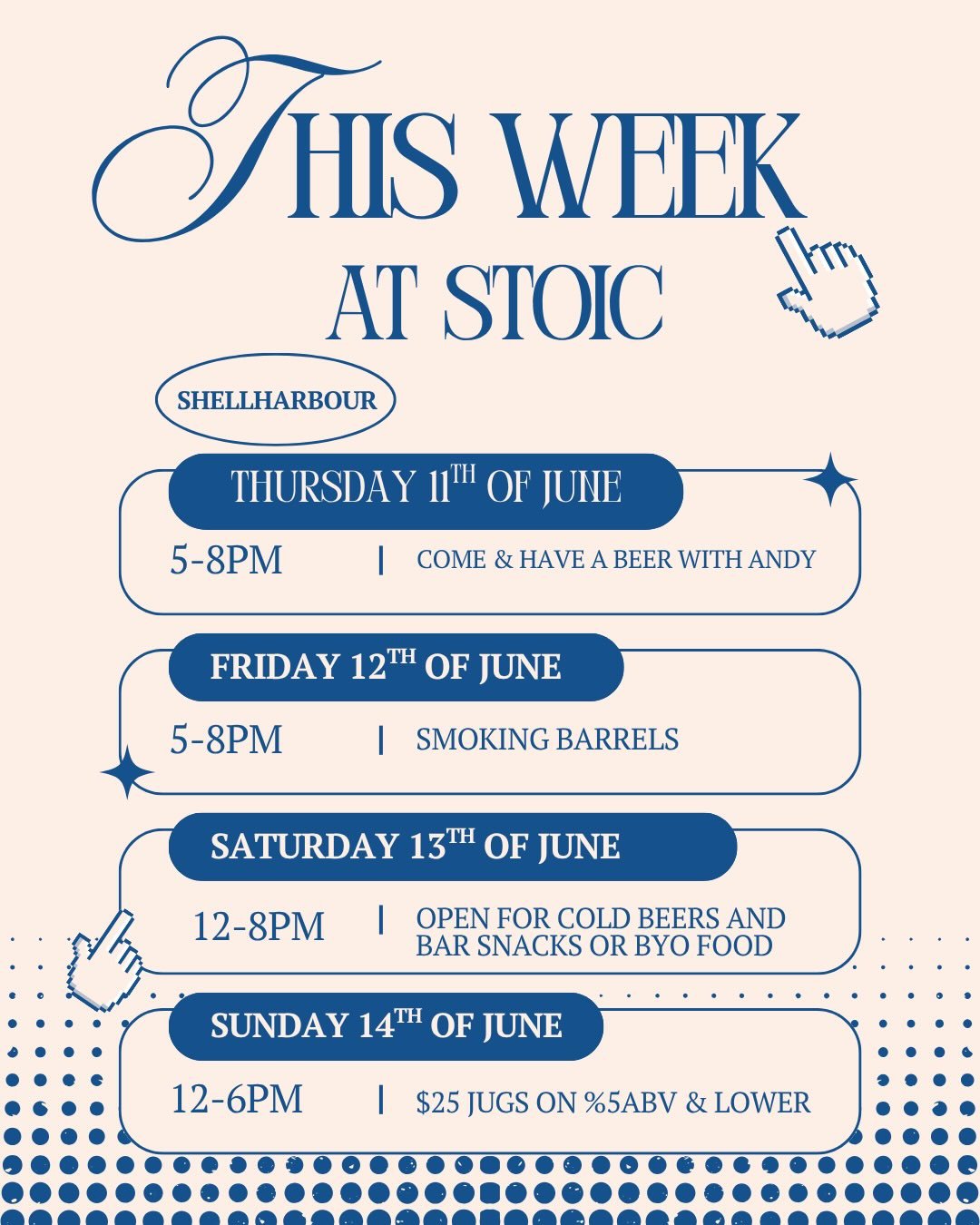 This week at stoic Shellharbour and Gerringong