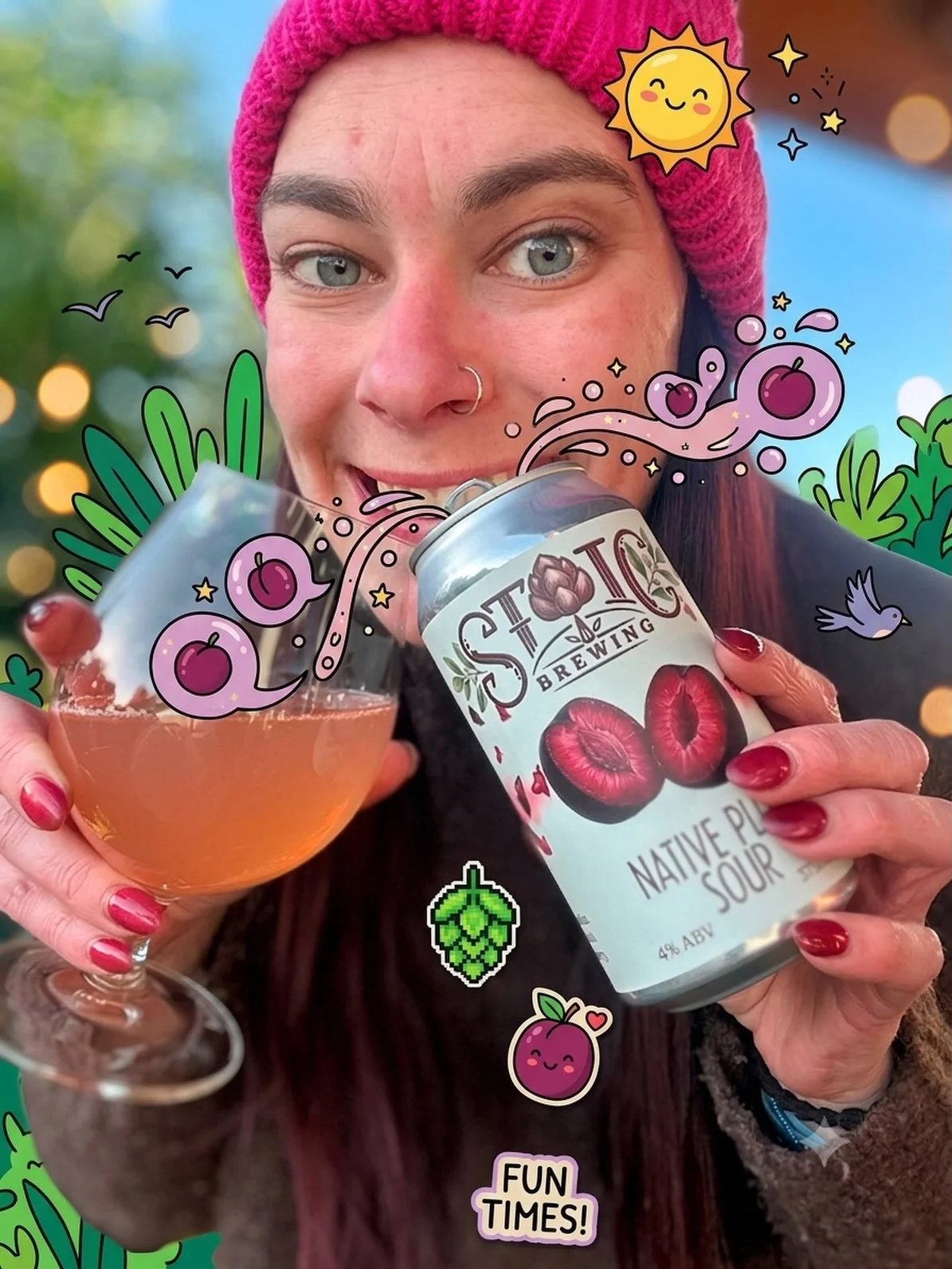Come and try our beautiful new native plum sour which, is available from both breweries today!!!