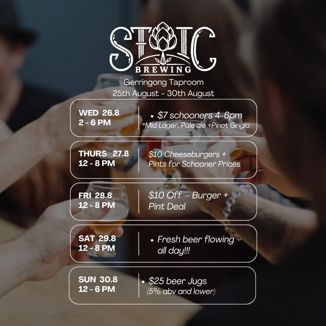 Better late than never!!! What&rsquo;s happening at Gerringong and Shellharbour this week 🍻
