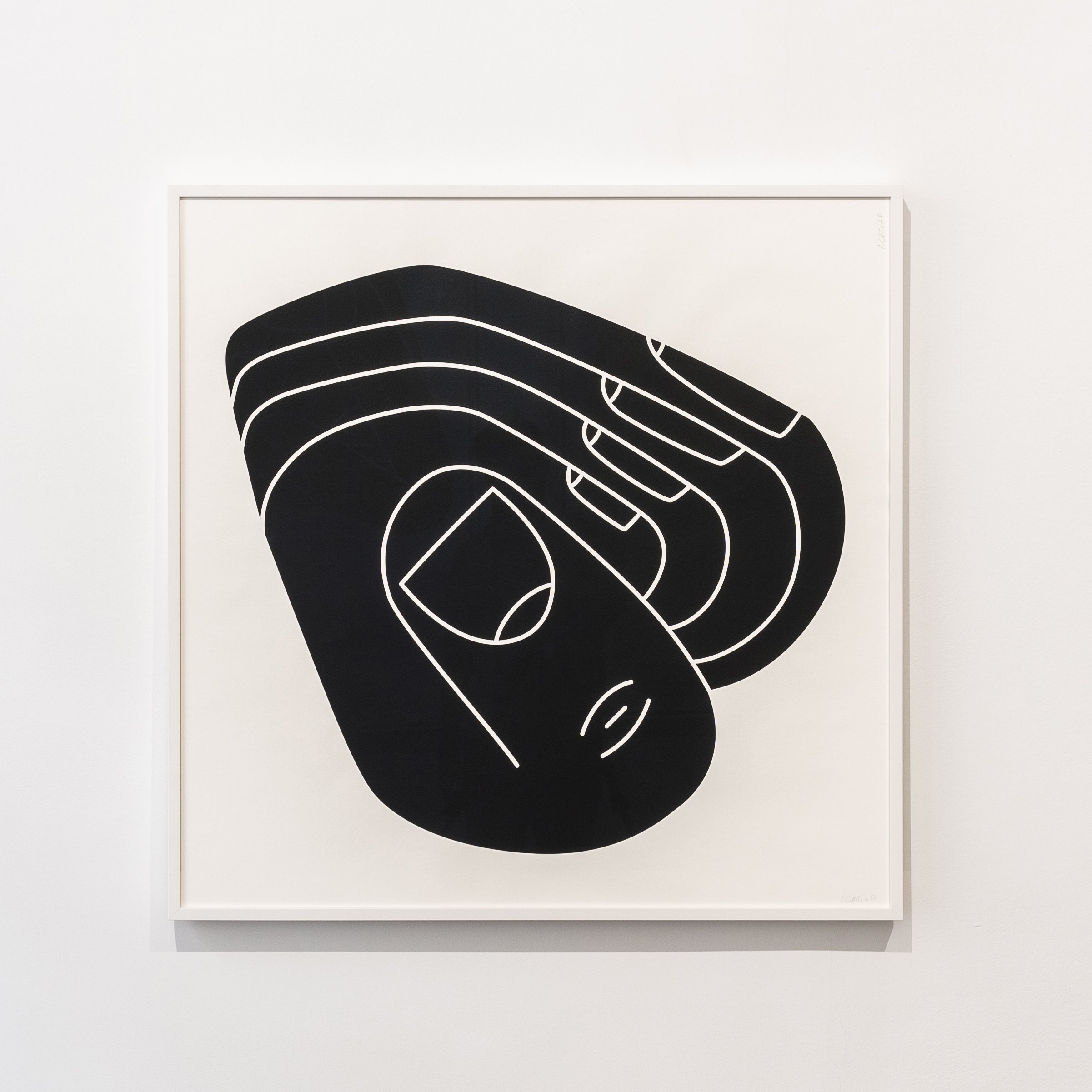 Black Closed Hand by Sebastian Curi