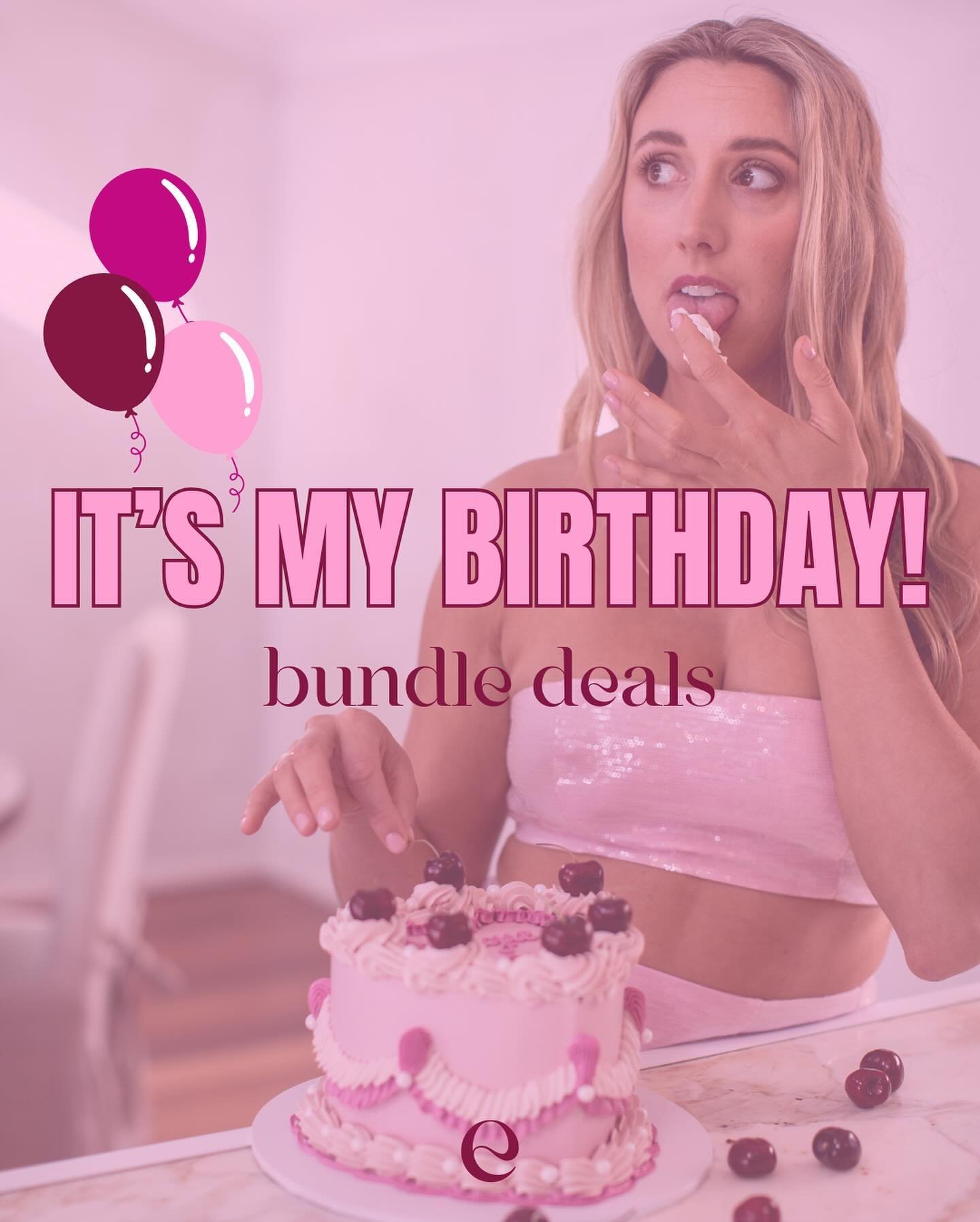 Hey honeys, it&rsquo;s my birthdayyyyy 🎂 and to celebrate, I&rsquo;m bringing back some of my popular bundles for you 🩷

You all know I&rsquo;m obsessed with the work that I do and nothing would make me happier today than knowing there&rsquo;s peop