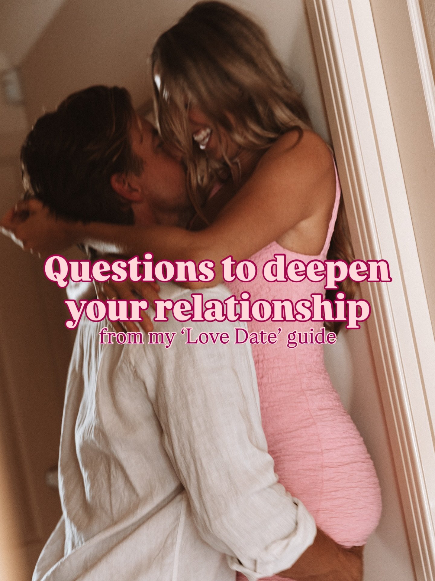 Warning: not every conversation will be easy - but they will all be worth it 💘

Relationships last when both people are committed to growing together and being curious about one another. 

My most recommended tool for creating a solid relationship t