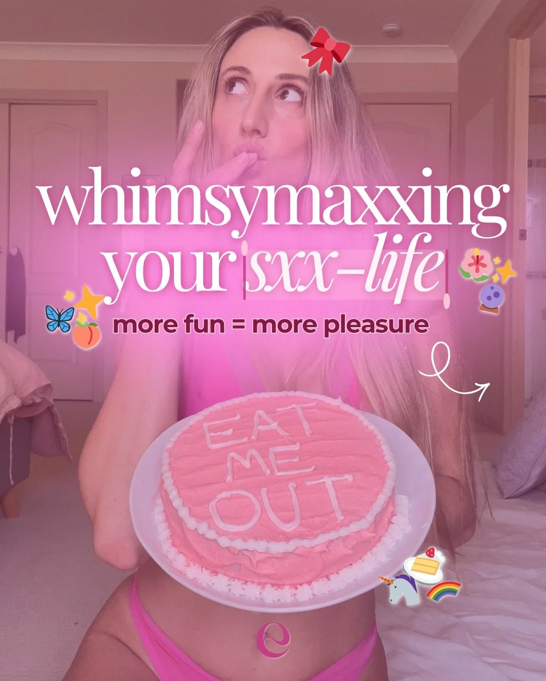 Pleasure begets pleasure! More whimsy now! 🎀✨🦋

The more *fun* you have while having ✨fun✨ the more pleasurable it will be! This is your sign to be more playful in the pursuit of pleasure 🌈

Tell me how you add whimsy to your spicy time! 🌶️

Than