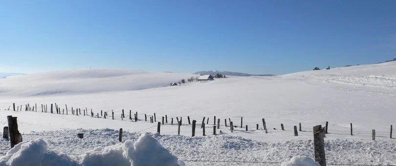 Retraite d'hiver en Aubrac, yoga et balades
