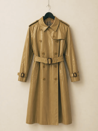 Burberry Laminated Kensington Trench