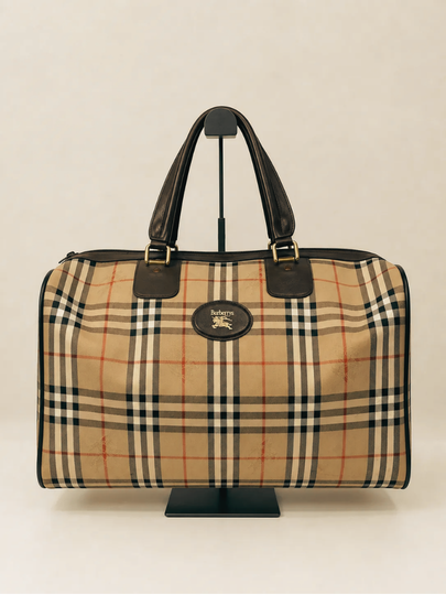 Burberry Nova Check Boston Bag