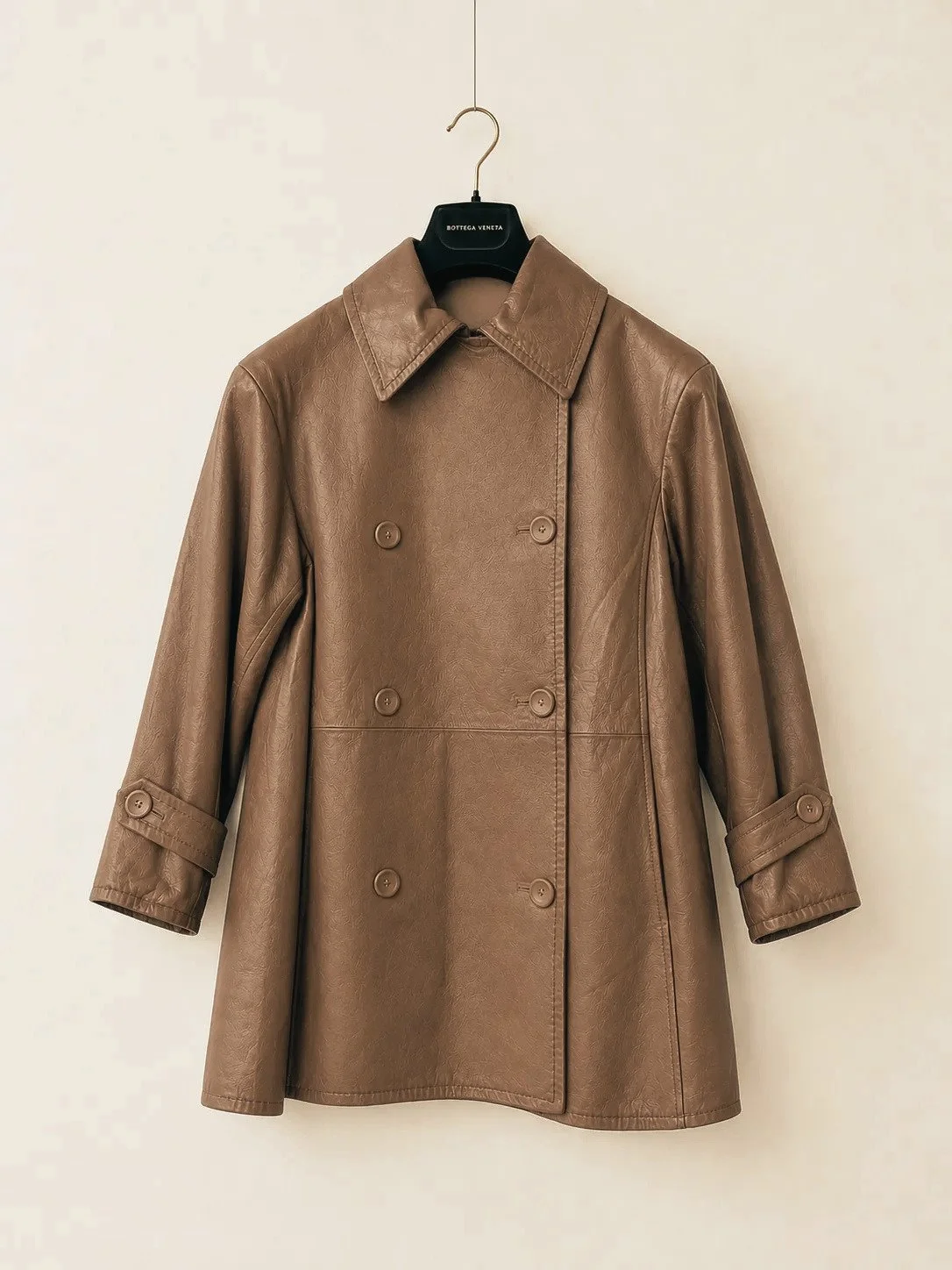 Bottega Veneta Double-Breasted Pea Coat