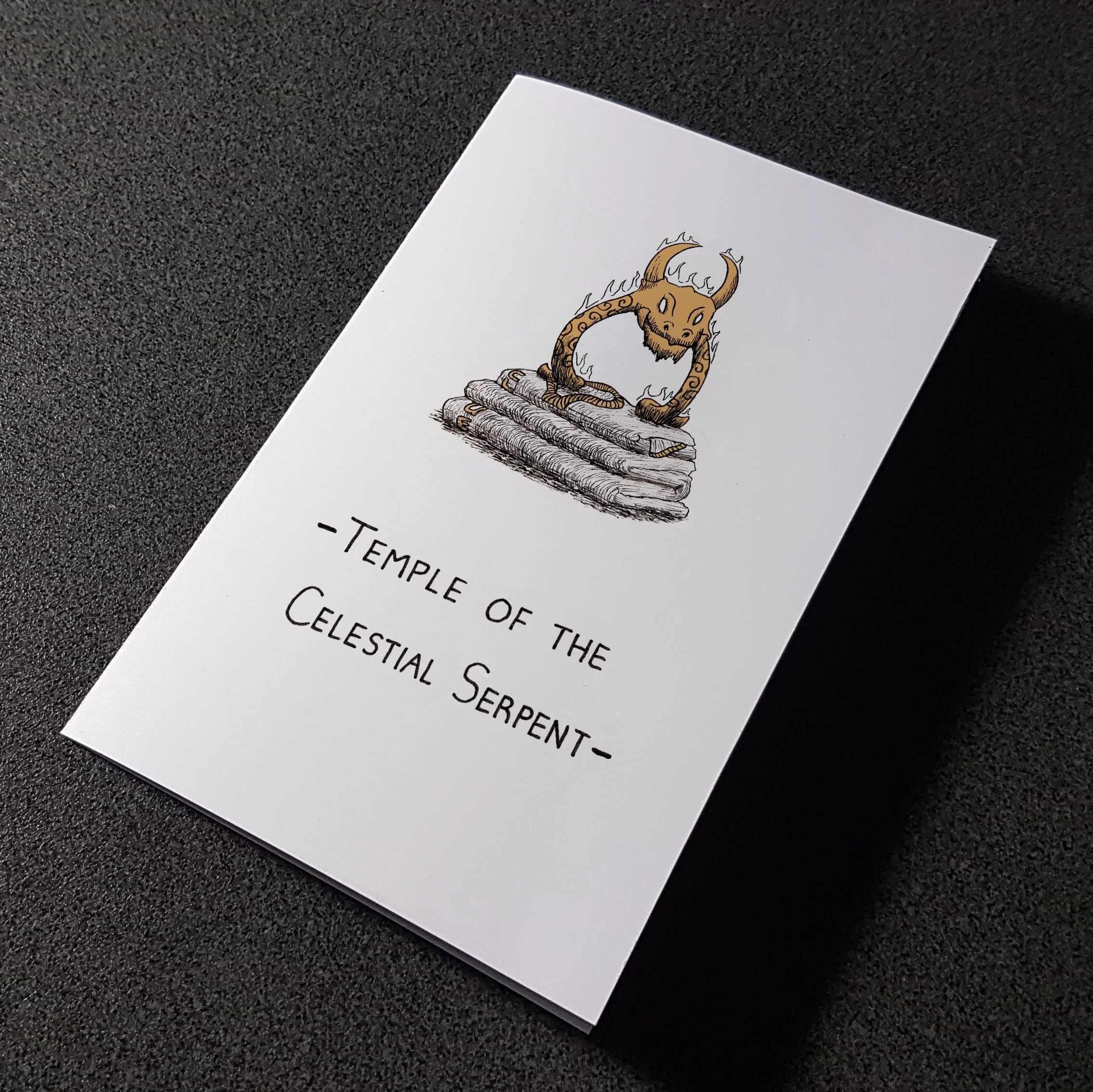 "Temple of the Celestial Serpent" Puzzle Card (Easy) PRE-ORDER ONLY
