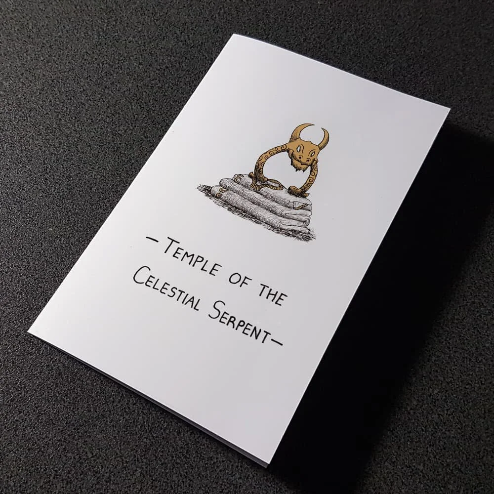"Temple of the Celestial Serpent" Puzzle Card (Easy) - BACK ON KICKSTARTER