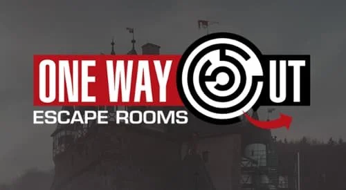 Mystery Unfolds Puzzle Card Stockists - One Way Out Escape Rooms Logo