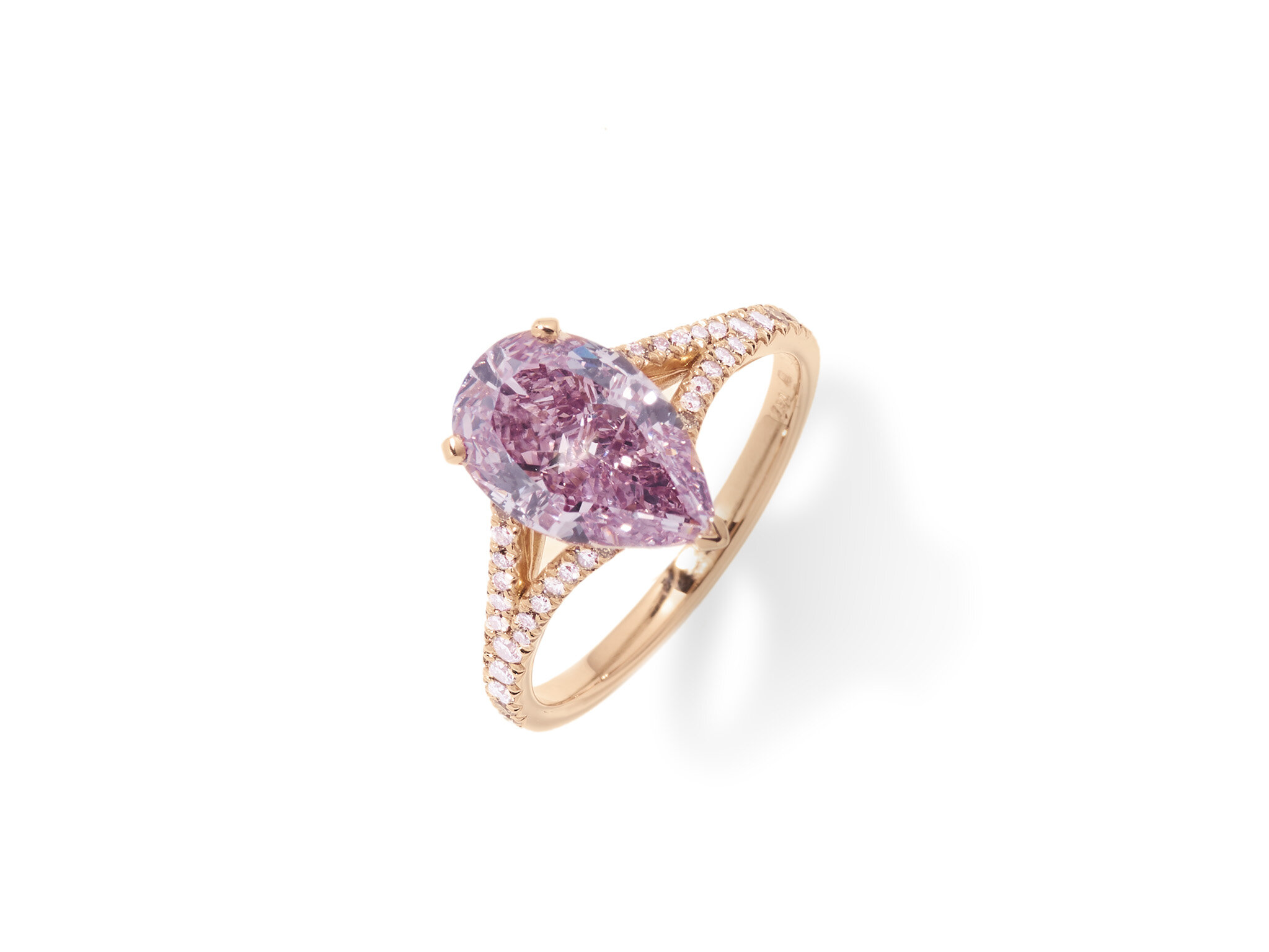 3.21 Carat Fancy Vivid Purplish Pink Diamond