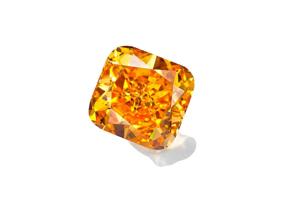 Unbranded Fancy Vivid Orange Diamond